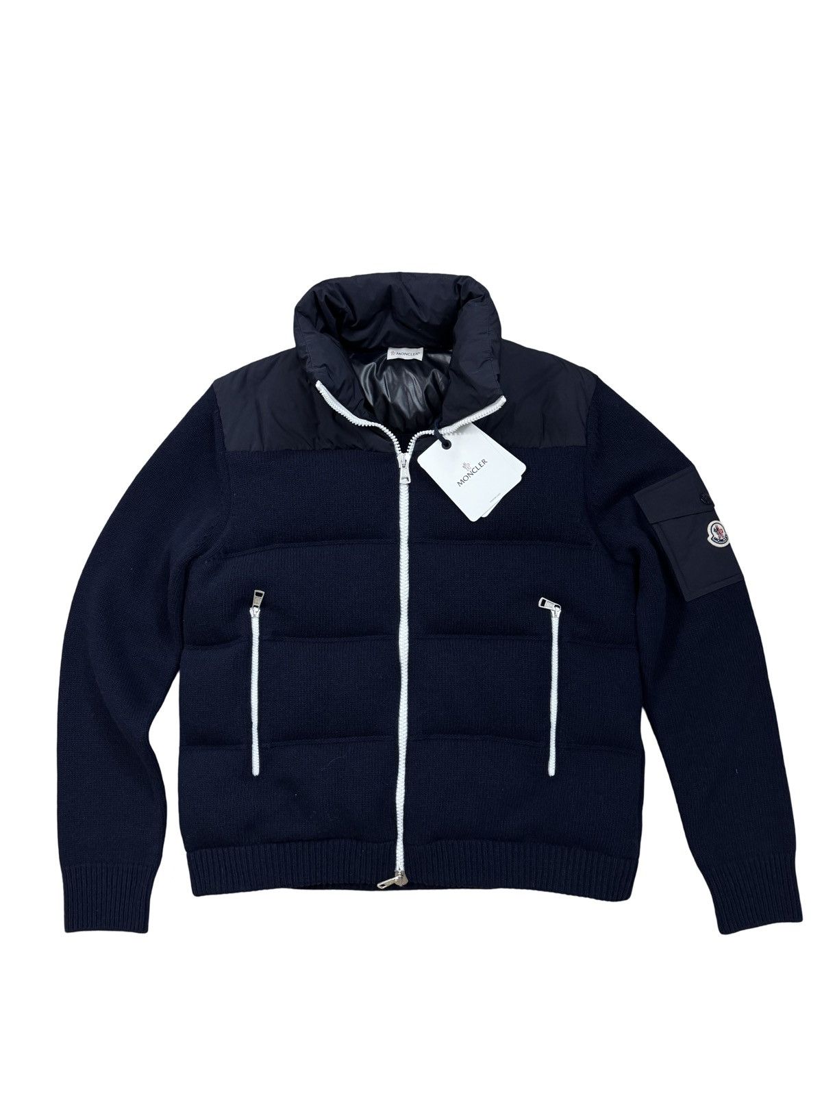 Moncler 🔥Moncler Knitted Wool Jacket/Moncler Cardigan Tricot Jacket Size US XL / EU 56 / 4 - 1 Thumbnail