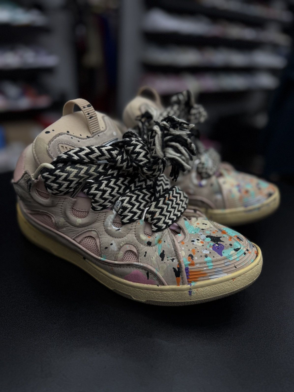 Gallery Dept. × Lanvin Gallery DEPT Lanvin Sneakers Pink Size 42EU/9US $1300 Size US 9 / EU 42 - 10 Thumbnail