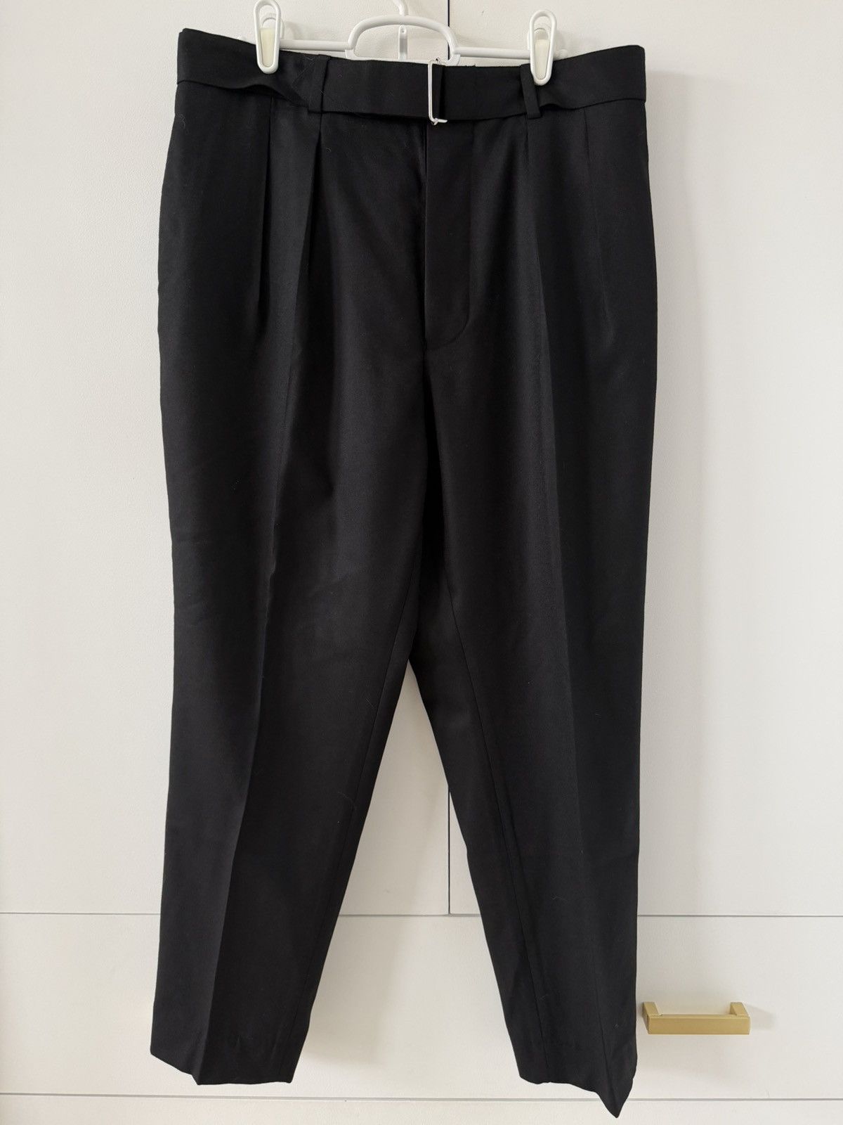 Officine Generale Officine Generale belted wool pants Size 48R - 1 Thumbnail