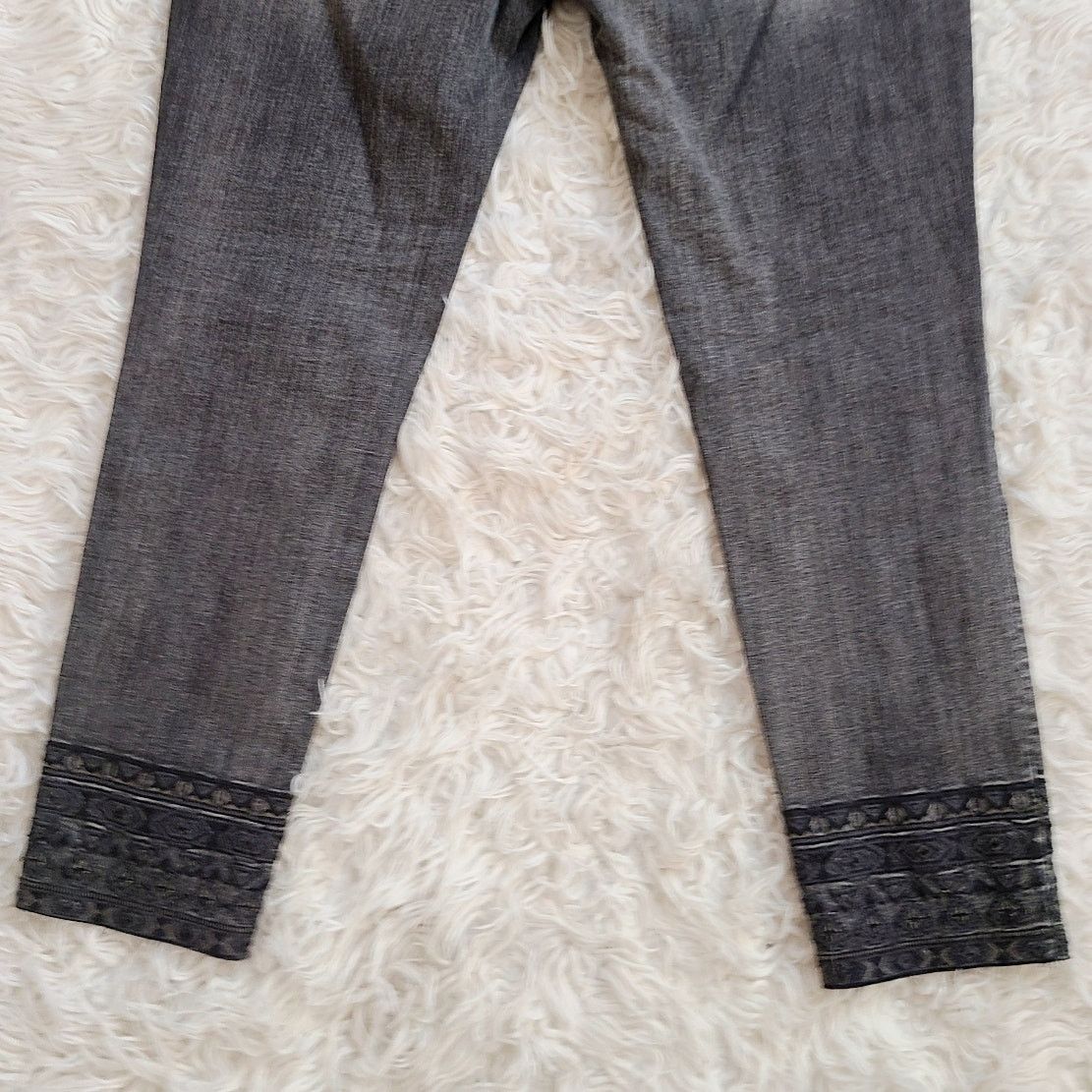 Free People Driftwood Jackie free people faded black denim jeans sz 32 Size 32" / US 10 / IT 46 - 9 Thumbnail