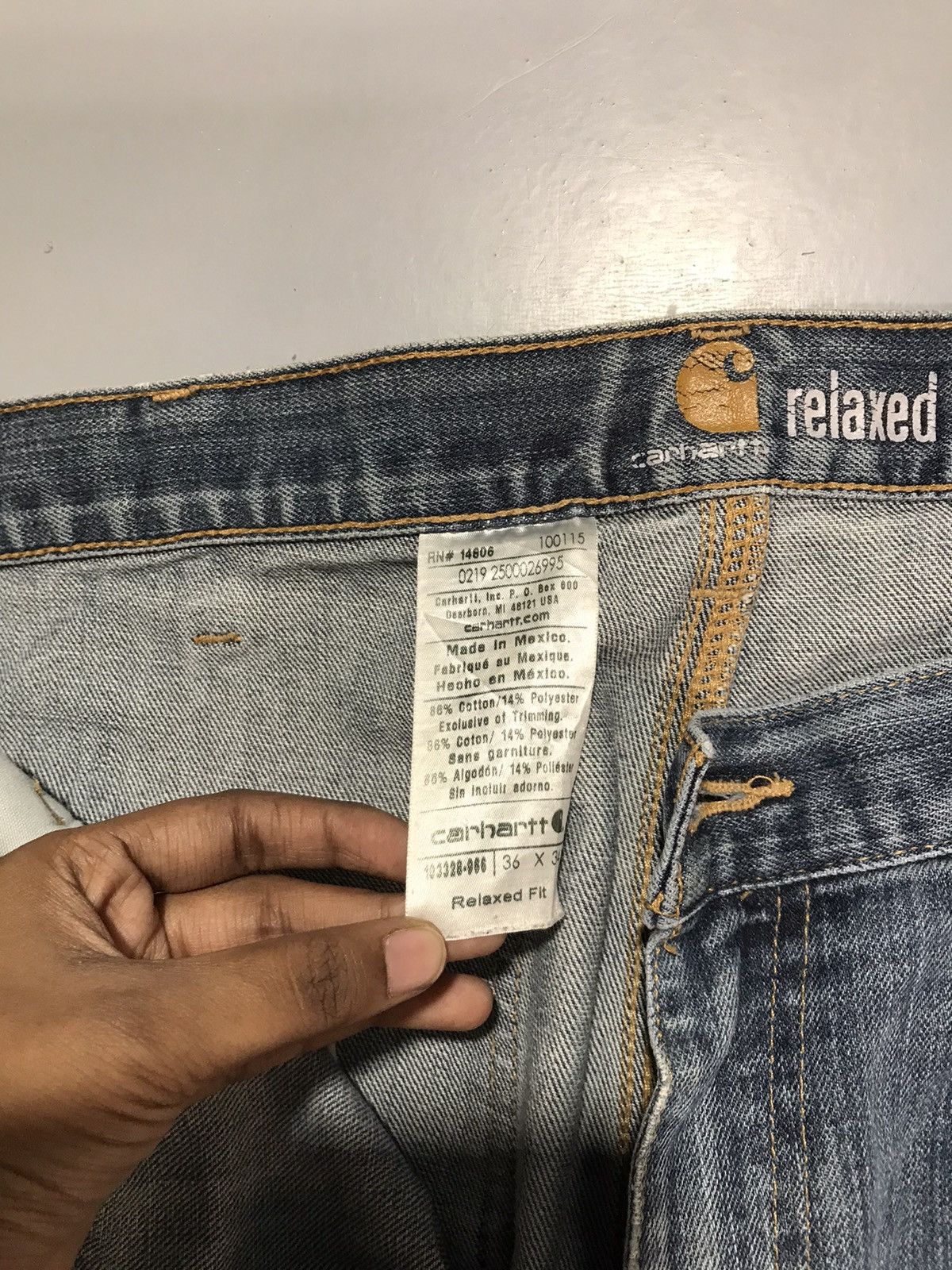Carhartt Vintage Carhartt double knee painted denim Size US 38 / EU 54 - 7 Thumbnail