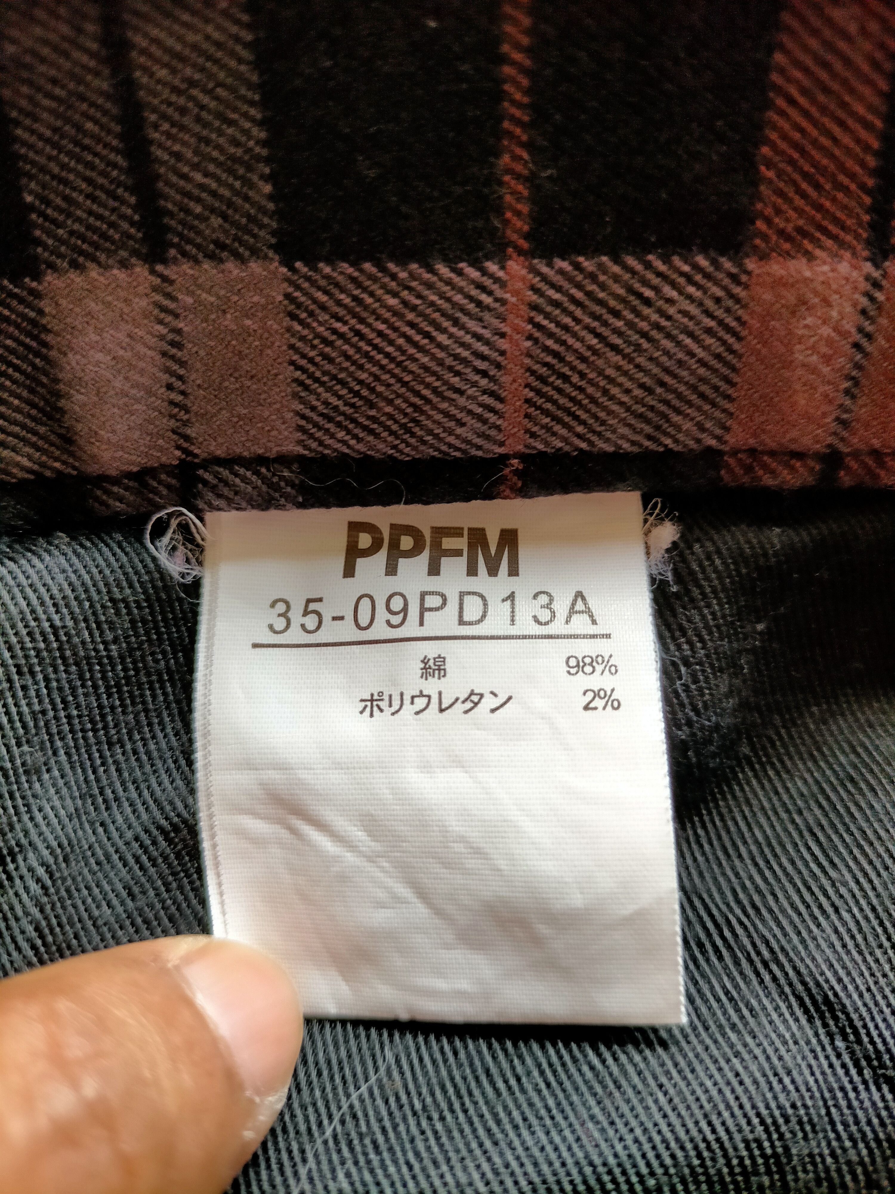 PPFM PPFM Curve Check Bondage Punk Style Pants Size US 34 / EU 50 - 16 Thumbnail