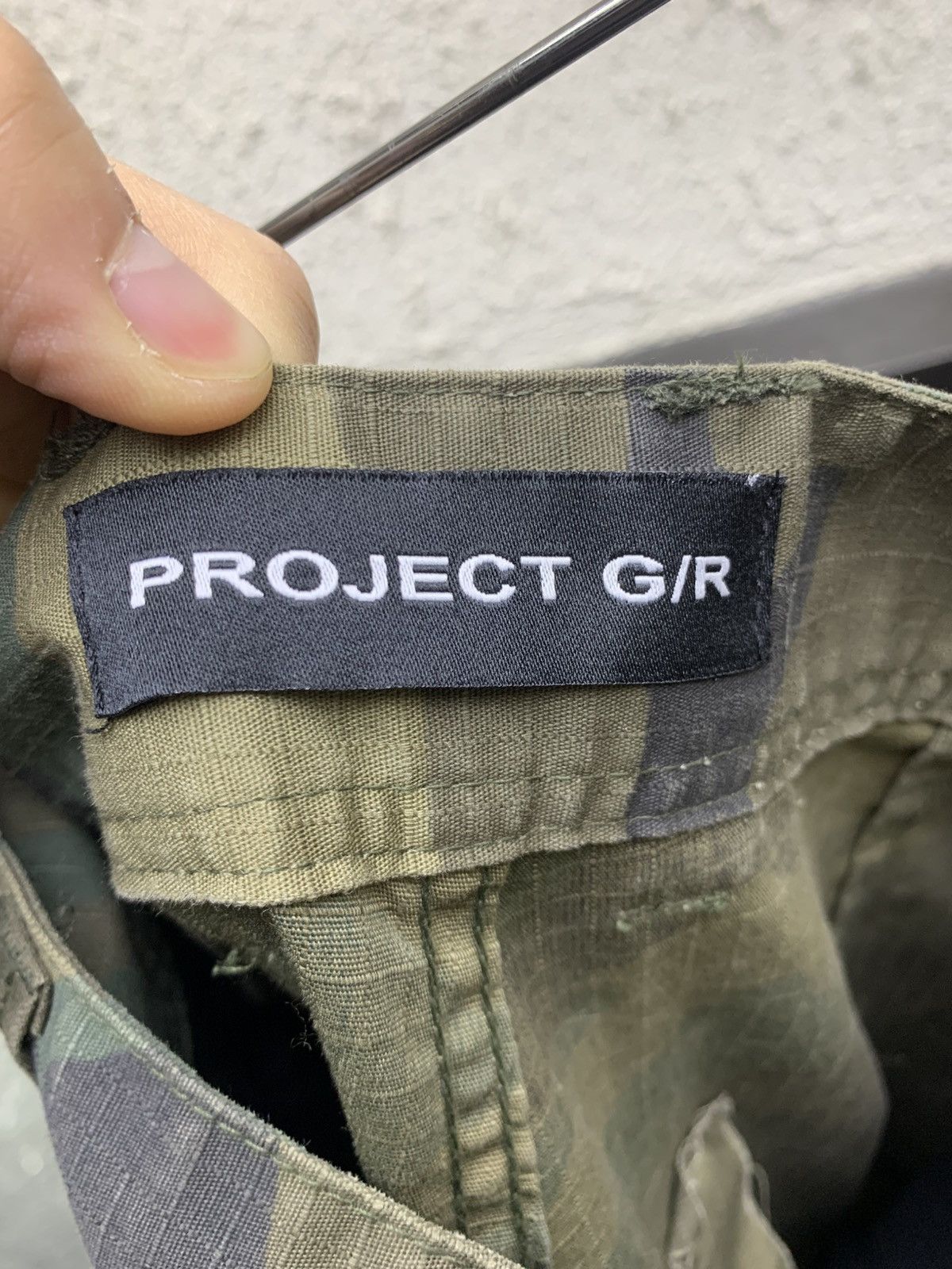 PROJECT GR WASHED CARGO PANTS - CAMO
