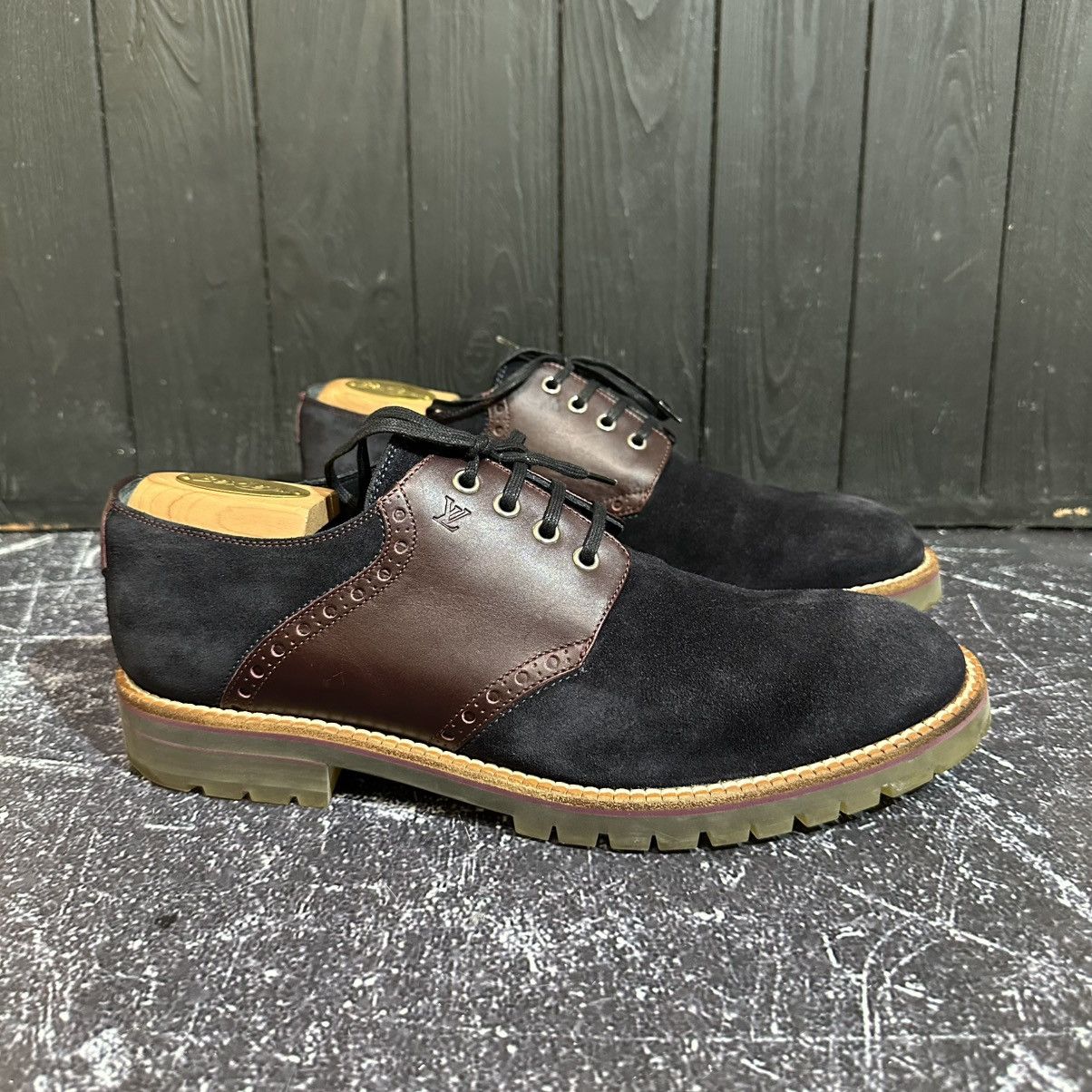 Louis Vuitton LOUIS VUITTON - Men’s Suede/Leather Derby Shoes Size 8 Size US 8 / EU 41 - 5 Thumbnail