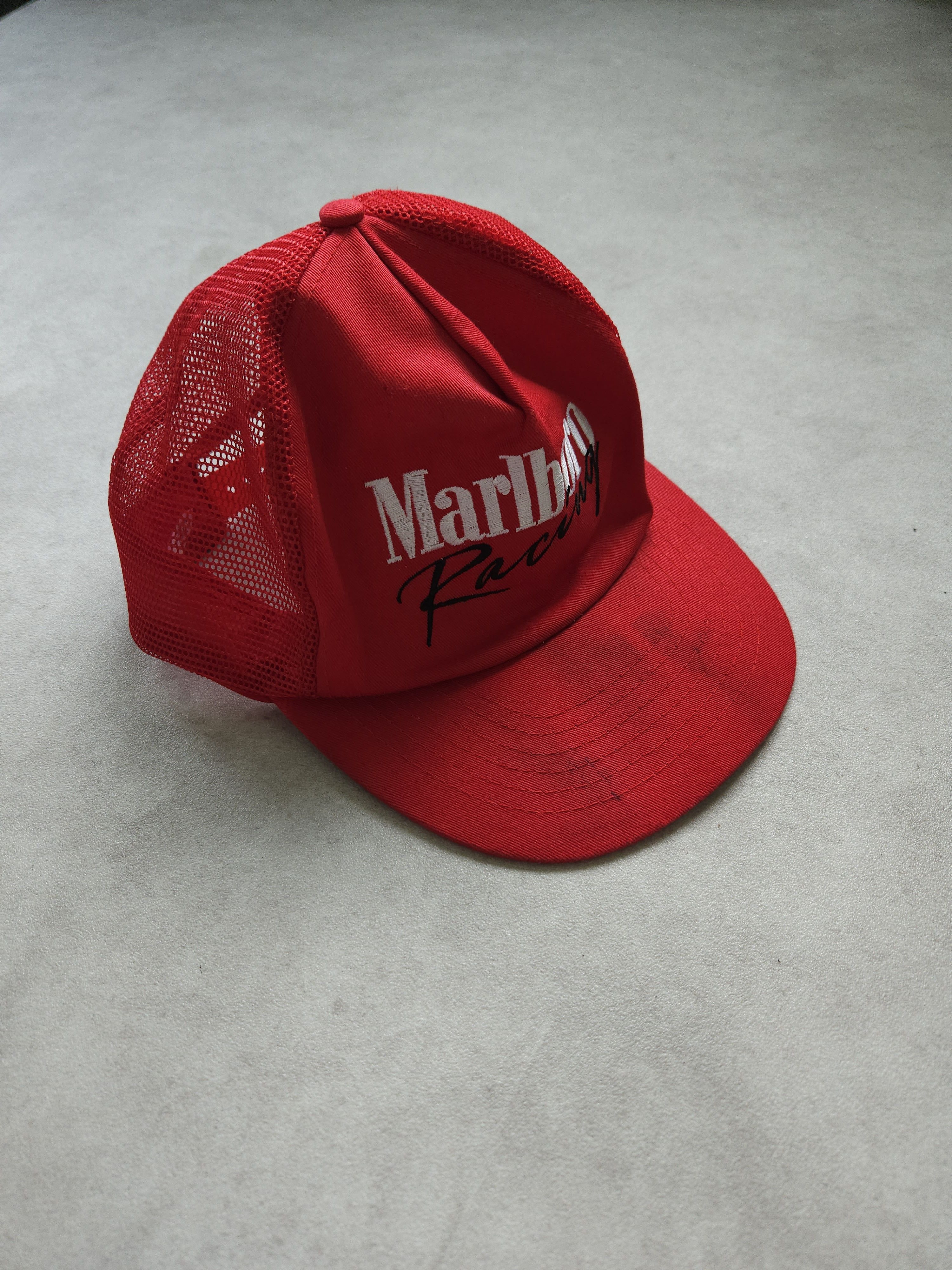 Marlboro Vintage Marlboro racing mesh hat snapback Size ONE SIZE - 6 Thumbnail
