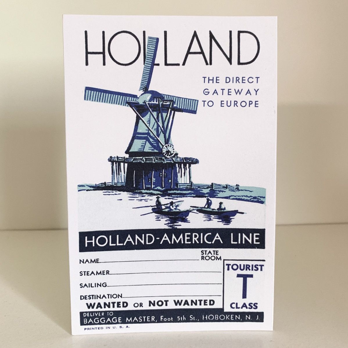 Louis Vuitton Louis Vuitton holland america cruise line jumbo sticker Size ONE SIZE - 1 Thumbnail