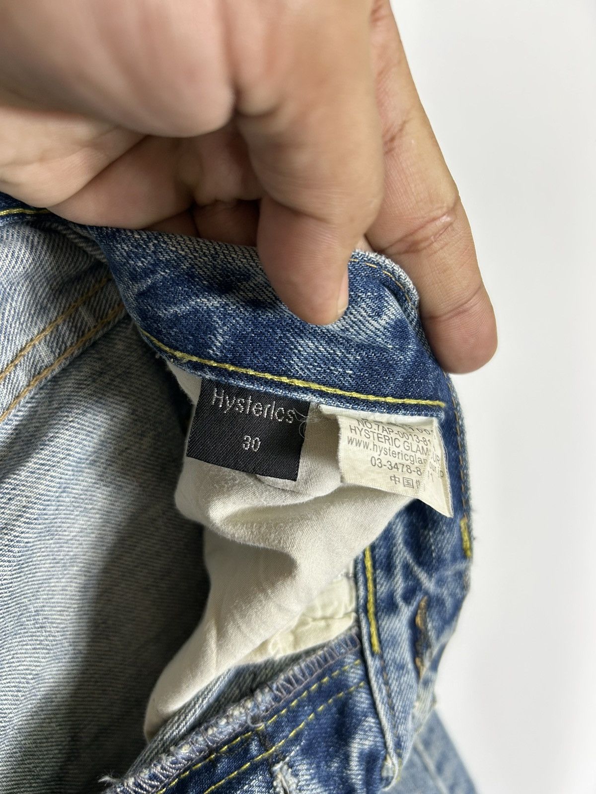 Andy Warhol × Hysteric Glamour Hysteric Glamour x Andy Warhol Distressed Vintage Jeans Size 30" / US 8 / IT 44 - 8 Thumbnail