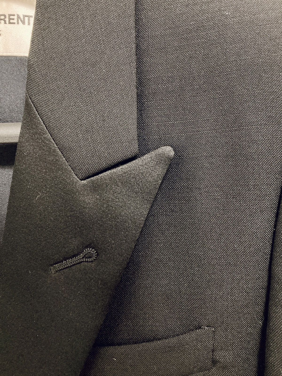 Saint Laurent Paris SAINT LAURENT PARIS BY HEDI SLIMANE LE SMOKING TUXEDO BLAZER Size 44R - 4 Thumbnail