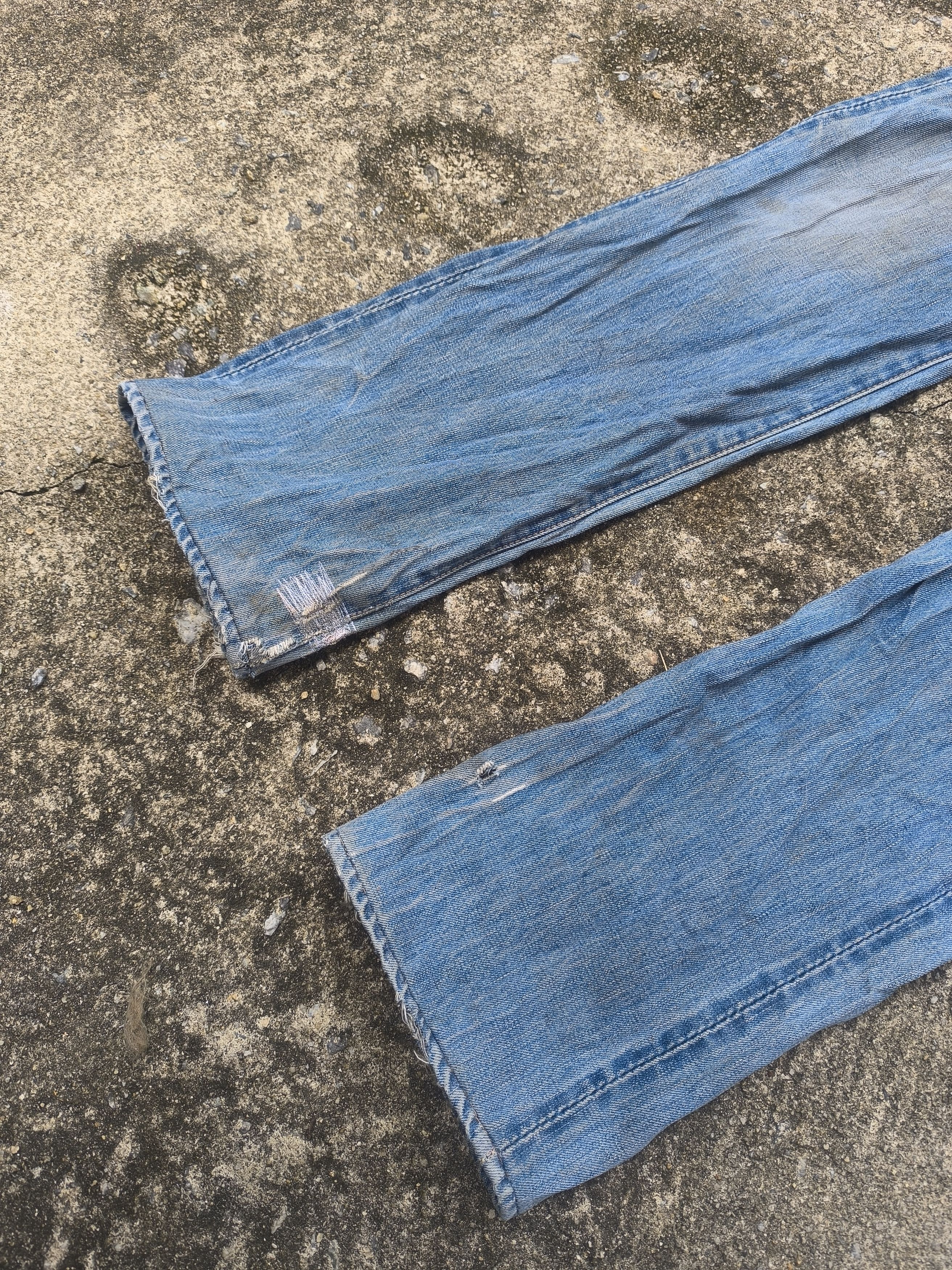 Beams Plus × Japanese Brand DISTRESSED SELVEDGE DENIM BEAMS Size US 34 / EU 50 - 5 Thumbnail