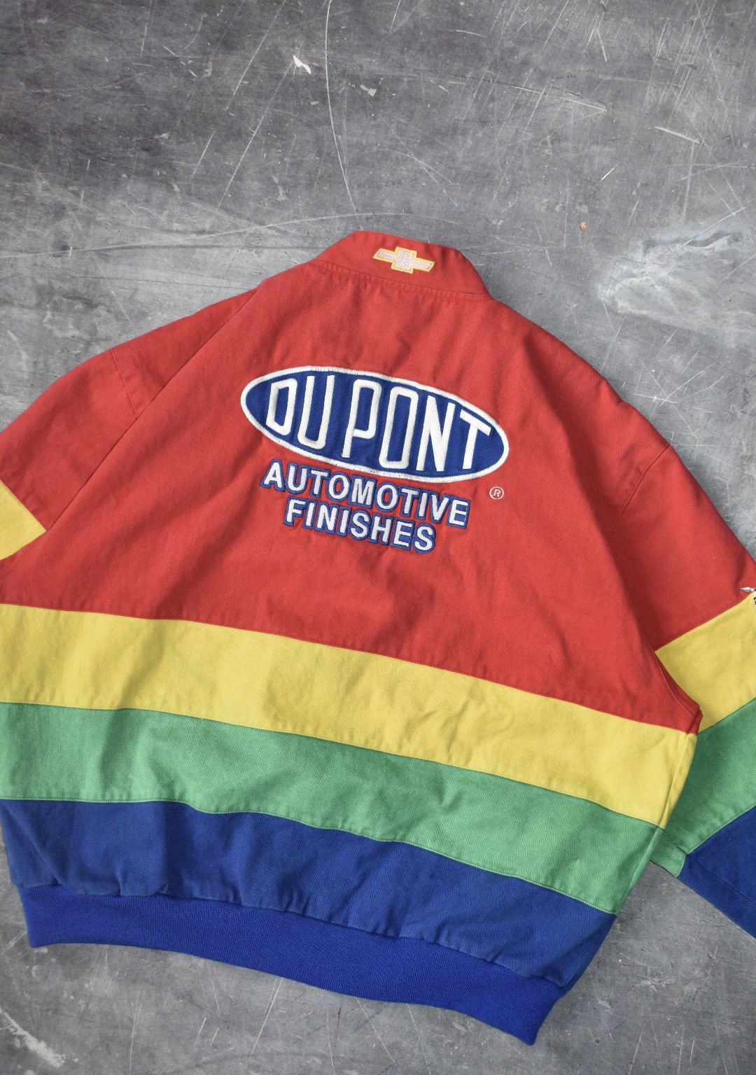 NASCAR × Vintage Vintage 90s Jeff Hamilton Dupont Nascar Jacket Size US XL / EU 56 / 4 - 4 Thumbnail