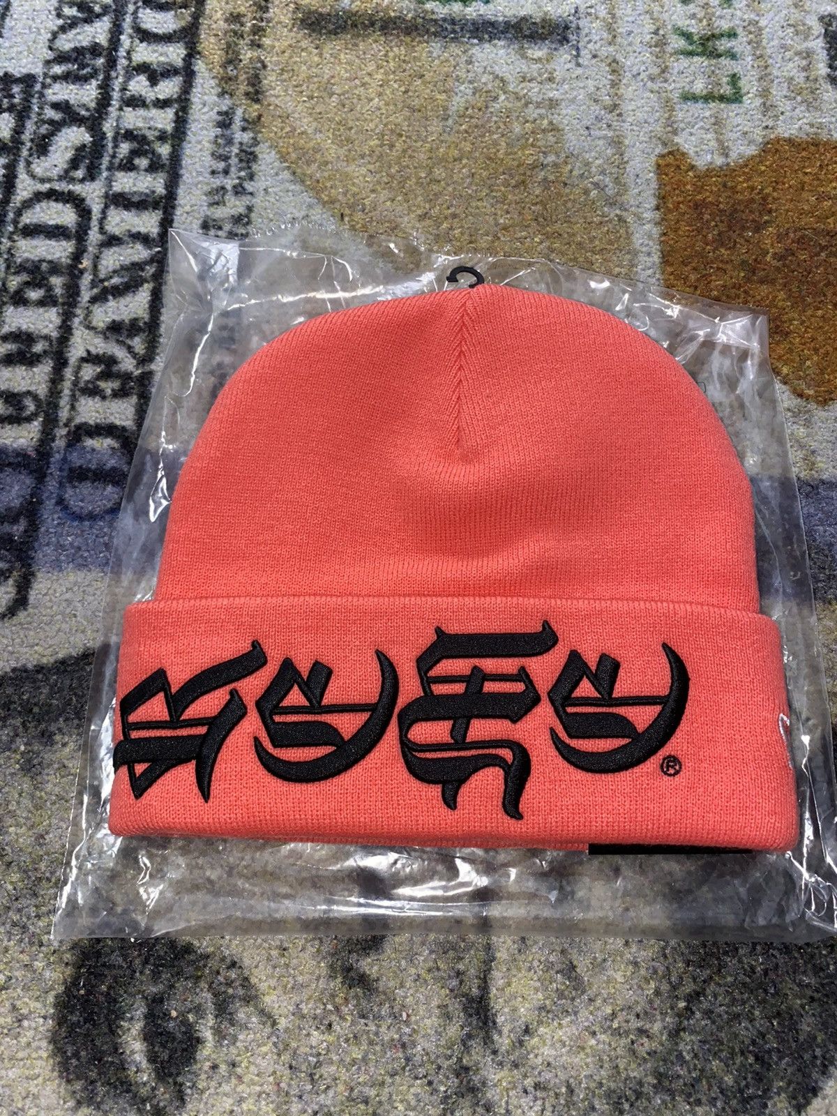 New Era × Supreme Supreme New Era Blackletter Beanie | Grailed