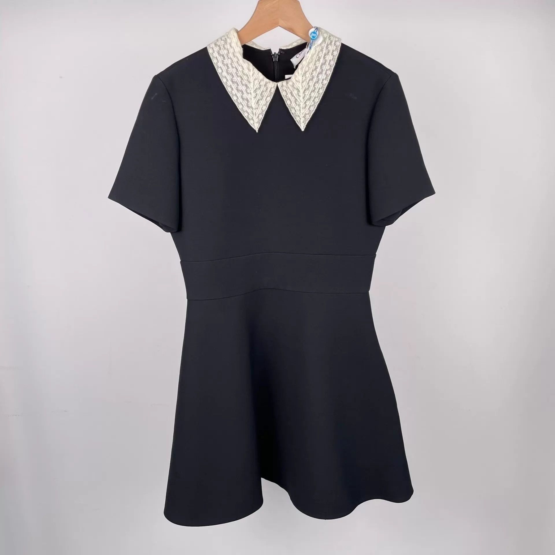 Dior Dior Ribbed Knit Navy Blue Dress Size 170 Size XS / US 0-2 / IT 36-38 - 1 Thumbnail