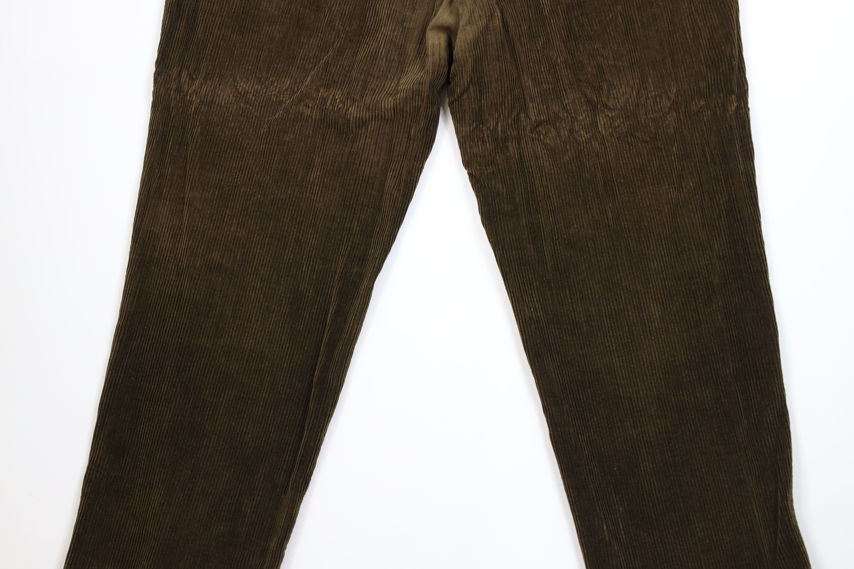 Vintage Vintage 90s Streetwear Wide Leg Corduroy Chino Pants Brown Size US 40 / EU 56 - 14 Thumbnail