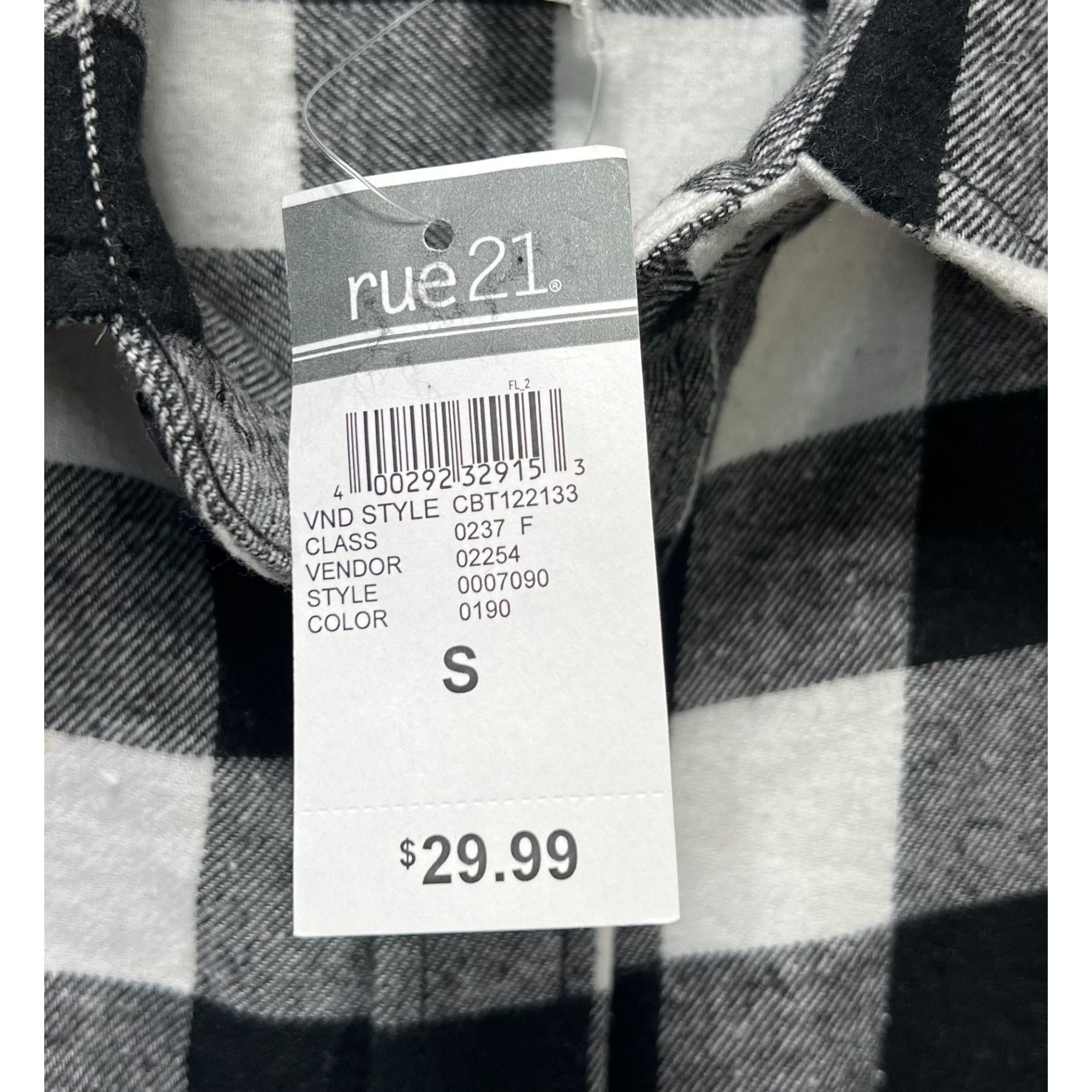 Other Corner Store Bodega - Men Long Sleeve Plaid Shirt - Black/Wh Size US S / EU 44-46 / 1 - 10 Thumbnail