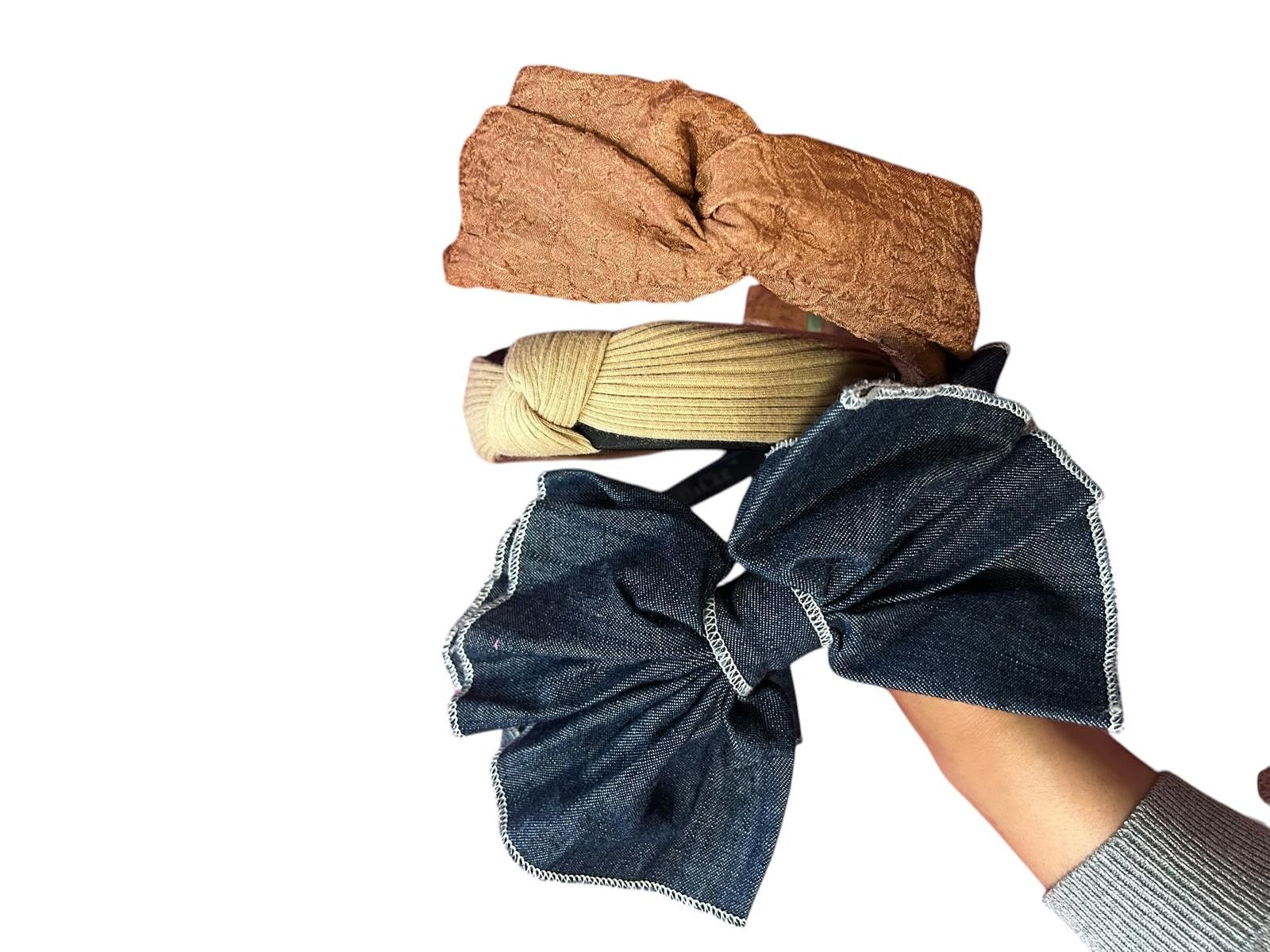 Designer Stylish Set of 3 Fashionable Headbands Size ONE SIZE - 1 Thumbnail