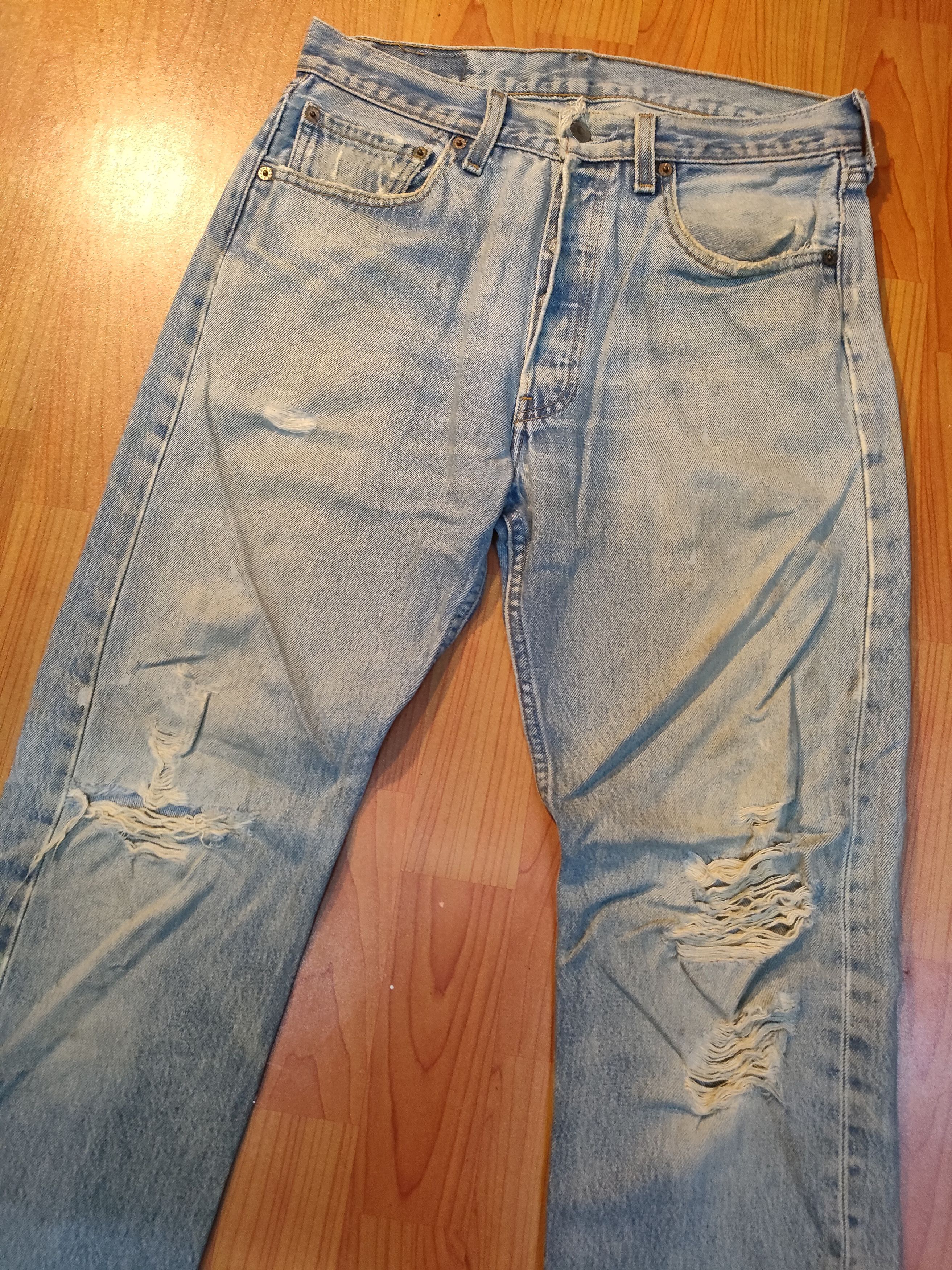 Levi's Vintage Clothing × Vintage Vintage Distressed Distressed 501xx Size US 32 / EU 48 - 7 Thumbnail