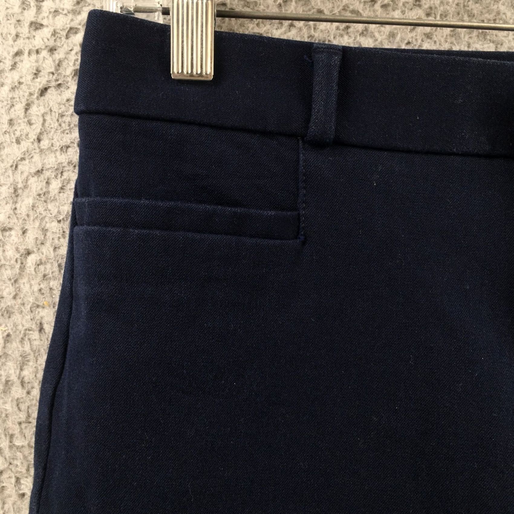Banana Republic Banana Republic Dress Pants Womens 4P Solid Blue Mid Rise Zip Fly Pocket Casual Size 27" / US 4 / IT 40 - 3 Thumbnail