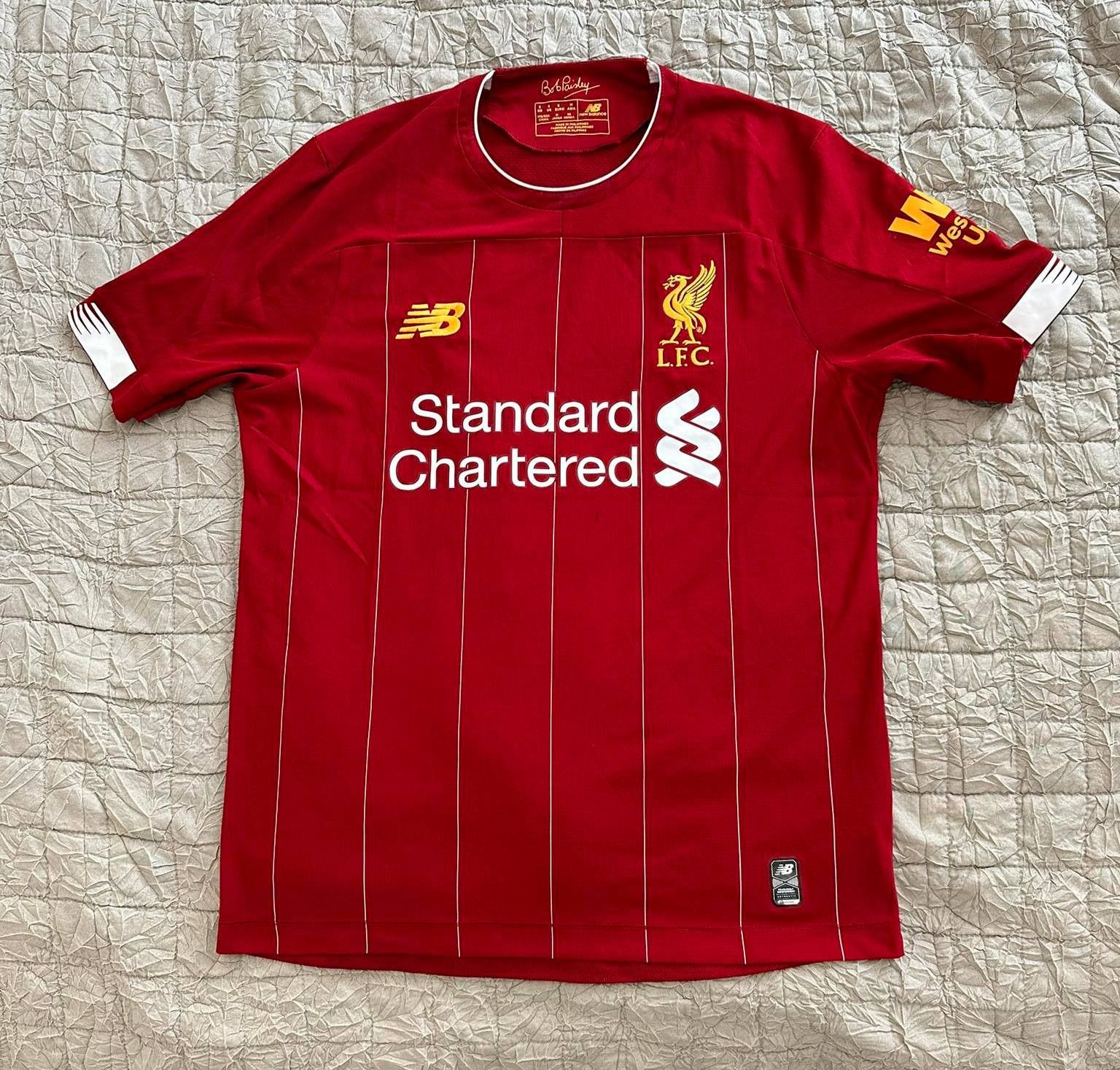 New Balance New Balance NB Liverpool FC LFC Home Jersey Red Authentic S Grailed