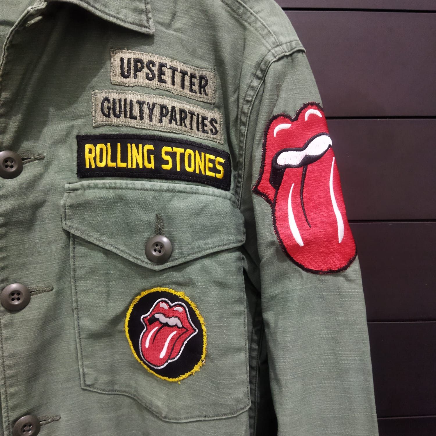 Japanese Brand × Wacko Maria Rolling Stones Army Jacket Mick Jagger custom patches Size M / US 6-8 / IT 42-44 - 4 Thumbnail