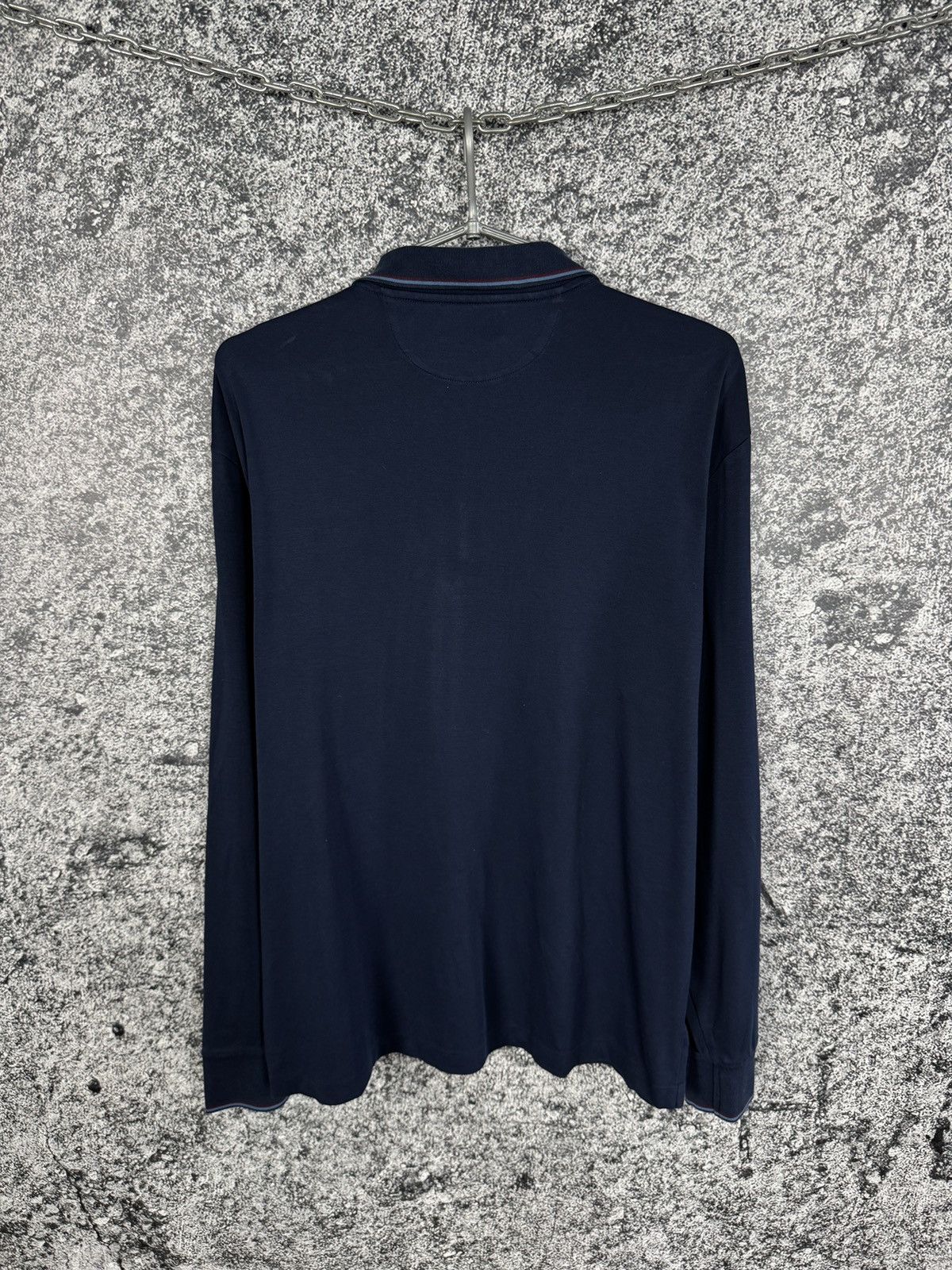 Polo Ralph Lauren Polo Ralph Lauren Custom Slim Fit Long Sleeve Polo Shirt XL Size US XL / EU 56 / 4 - 11 Thumbnail