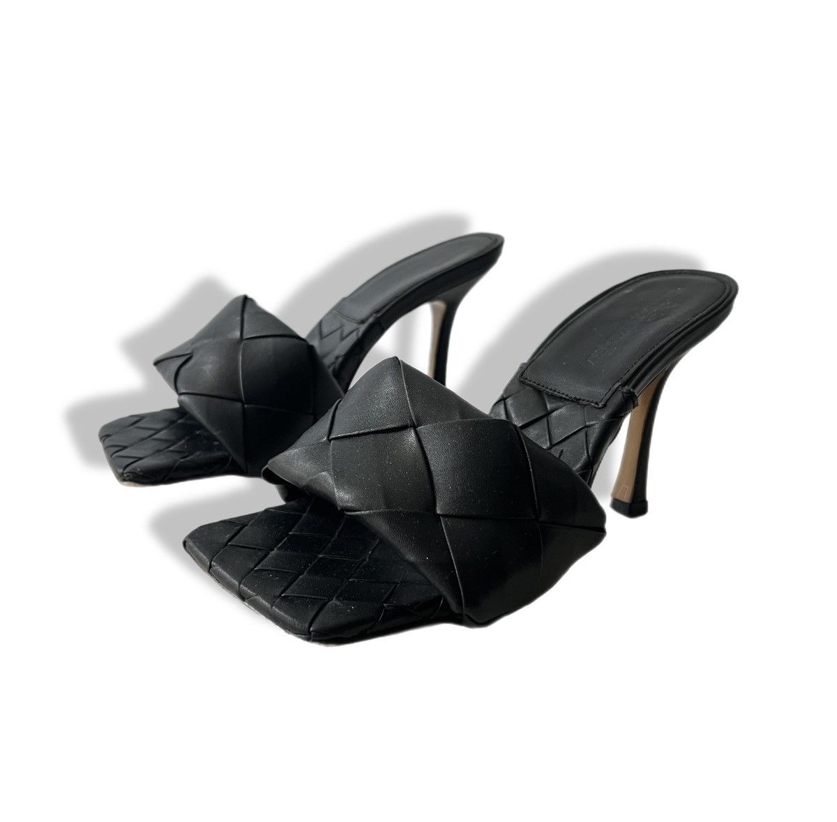 Bottega Veneta Bottega Veneta Lido Mules Black Size 7/37 Size US 7 / IT 37 - 1 Thumbnail