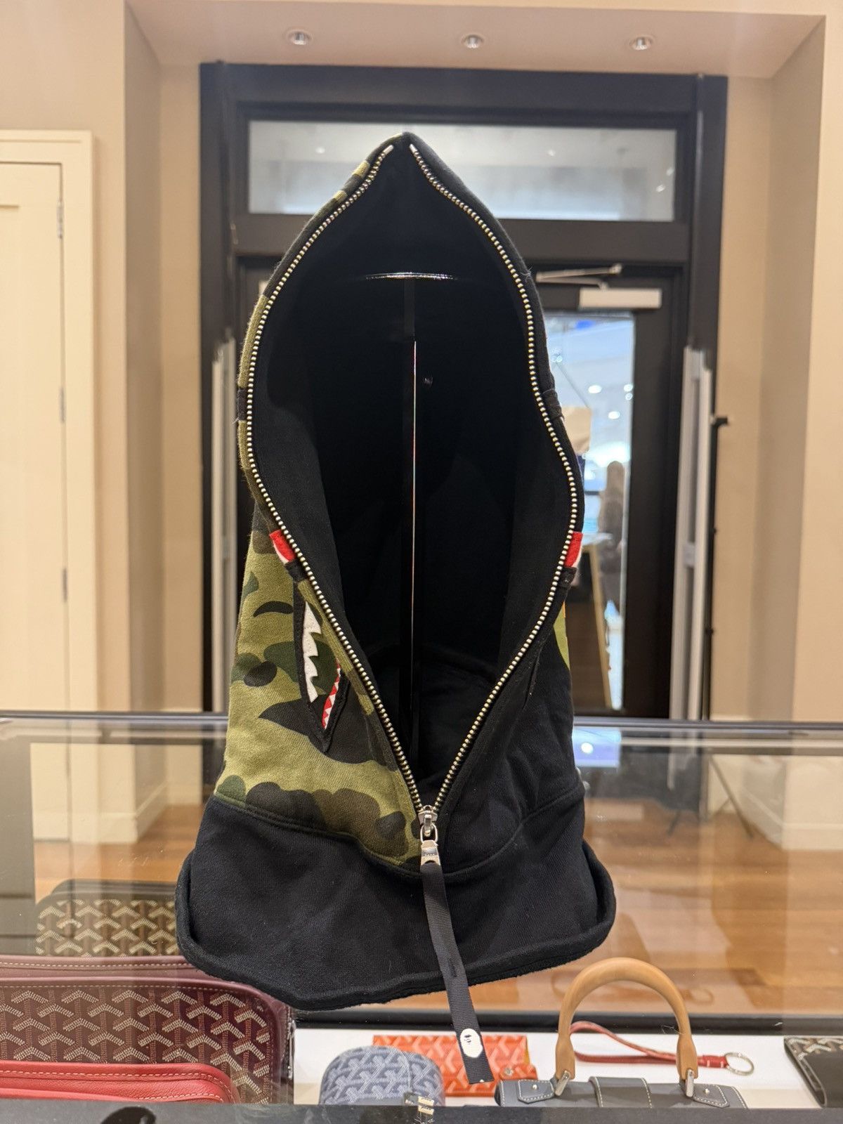 Bape Bape 1ST Camo Shark Full Zip Face Mask Size ONE SIZE - 5 Thumbnail