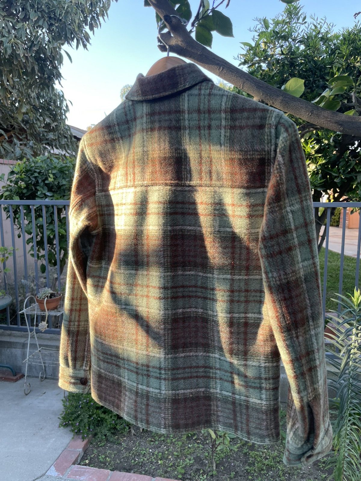 RRL Ralph Lauren RRL Ralph Lauren Plaid Wool Knit Western Shirt XS Size US XS / EU 42 / 0 - 11 Thumbnail