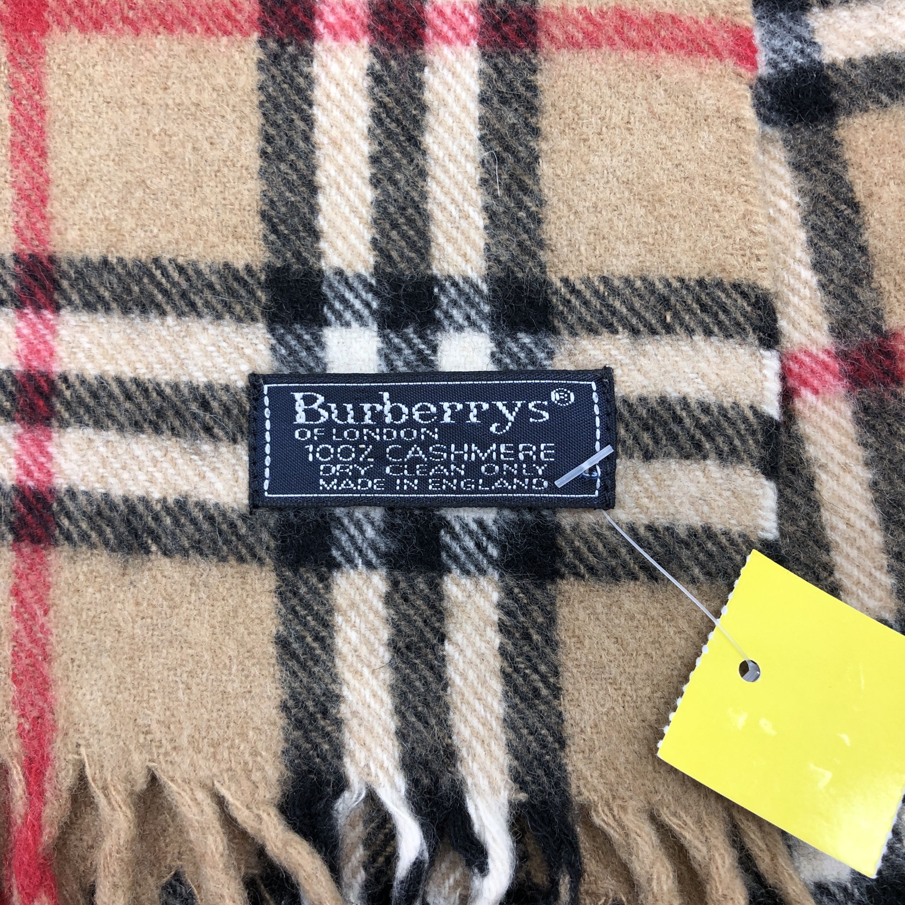Burberry Vintage Burberry Scarf Muffler Wool Cashmere Scarves Size ONE SIZE - 4 Thumbnail