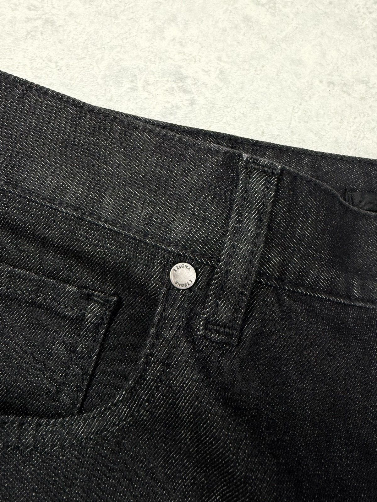 Z Zegna Z Zegna Black Denim Jeans Classic Fit W34 Size US 34 / EU 50 - 5 Thumbnail