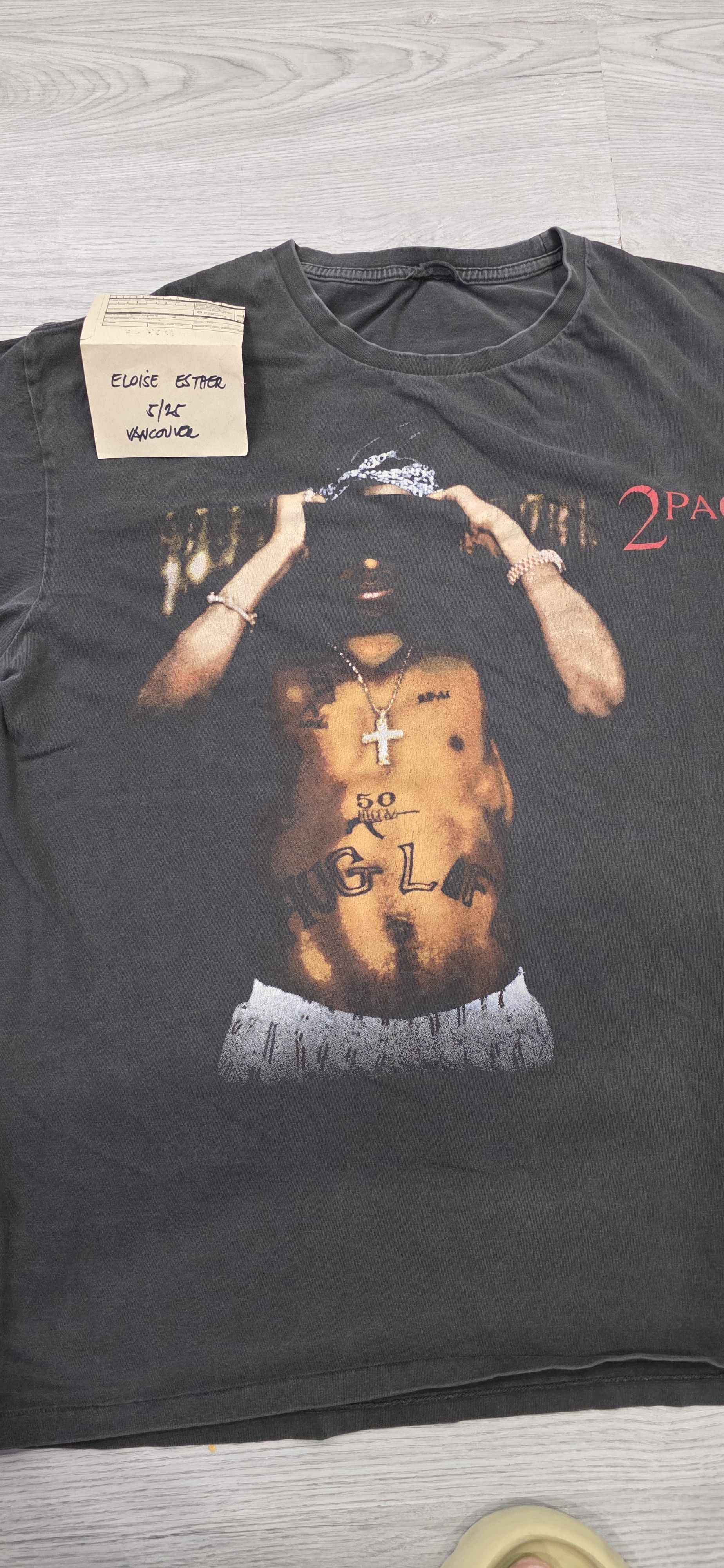 Rap Tees Vintage 90's tupac ALL EYES ON ME Size US XL / EU 56 / 4 - 2 Thumbnail