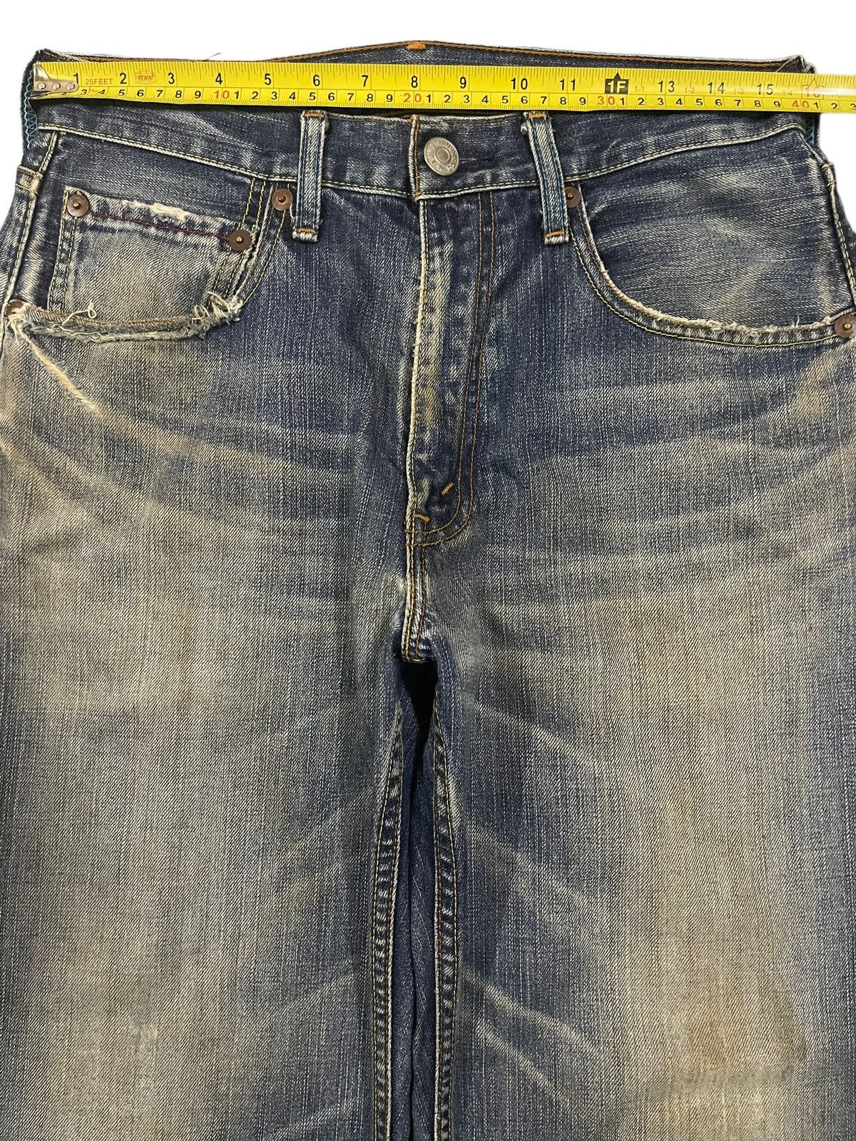 Levi's Vintage 90s Levis 709 Blue Wash Style Baggy Jeans Size US 31 - 10 Thumbnail