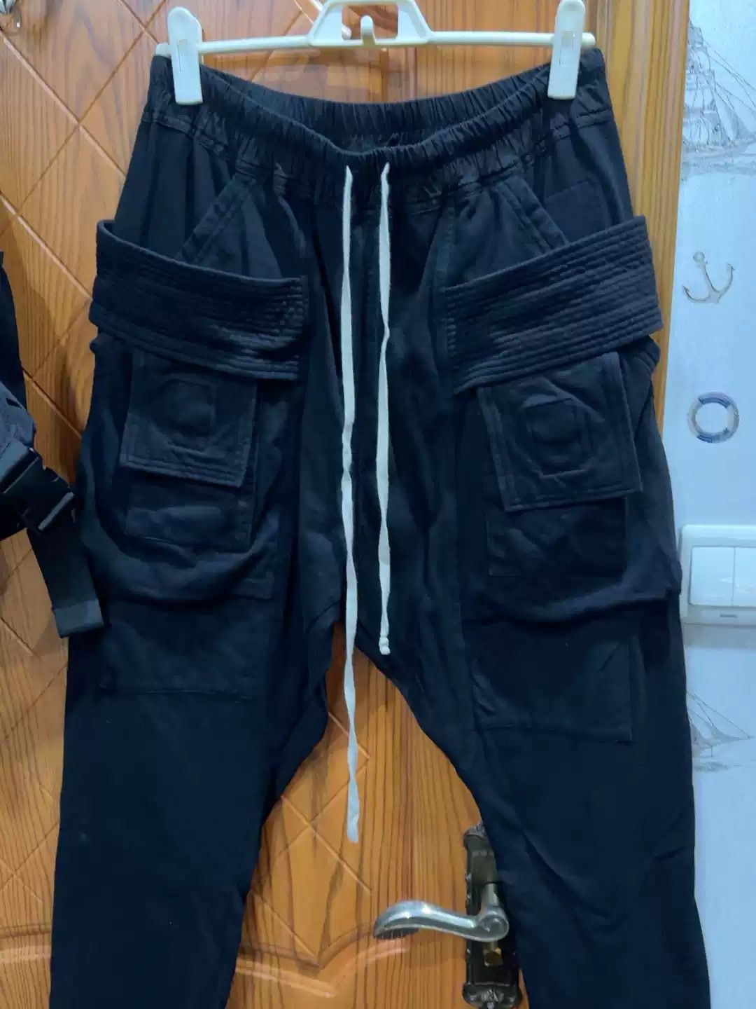 Rick Owens rick owens drkshdw Double-ring cropped trousers Size US 30 / EU 46 - 1 Thumbnail