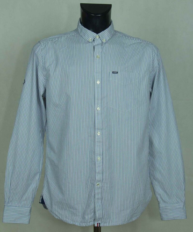 Superdry SUPERDRY SHIRT LONG SLEEVE COTTON SIZE L Size US L / EU 52-54 / 3 - 1 Thumbnail