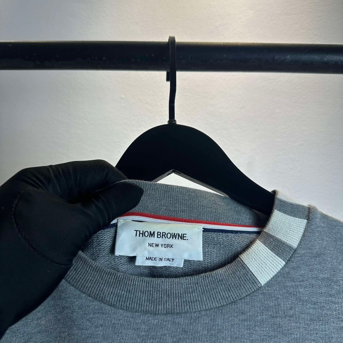 Thom Browne THOM BROWNE 4BAR SWEATER Size US L / EU 52-54 / 3 - 4 Thumbnail