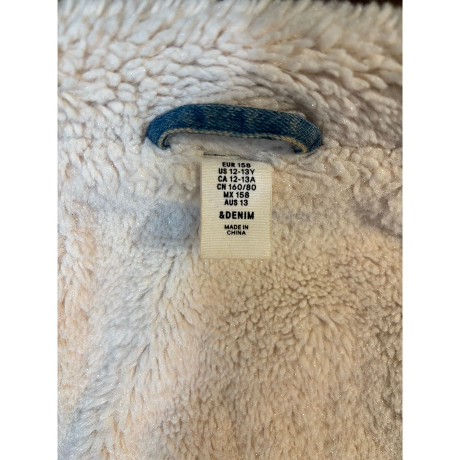 The Unbranded Brand Denim Light-Wash Youth Jacket 12-13Y (Adult Small) Size S / US 4 / IT 40 - 6 Thumbnail