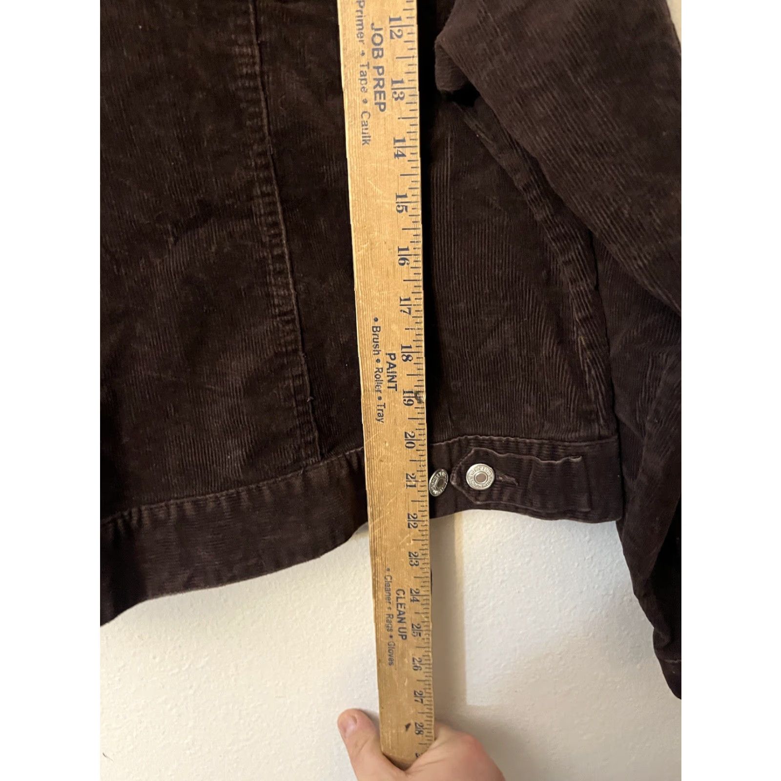 Lands' End VINTAGE Lands' End Brown Corduroy Jacket Womens Large L 14 / 16 Stretch Corduroy Casual Size 36" / US 14 / IT 50 - 4 Thumbnail