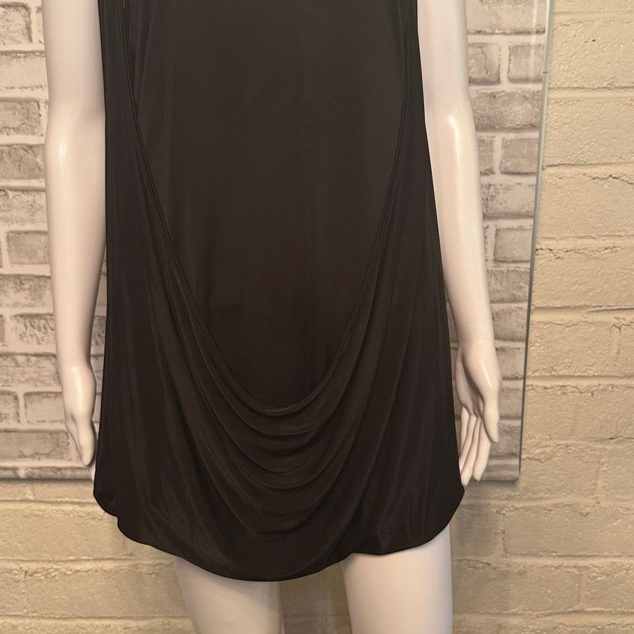 Gareth Pugh rare SS13 Drapey Jersey Tunic Dress Black IT 42 US 8 Viscose Size M / US 6-8 / IT 42-44 - 6 Thumbnail