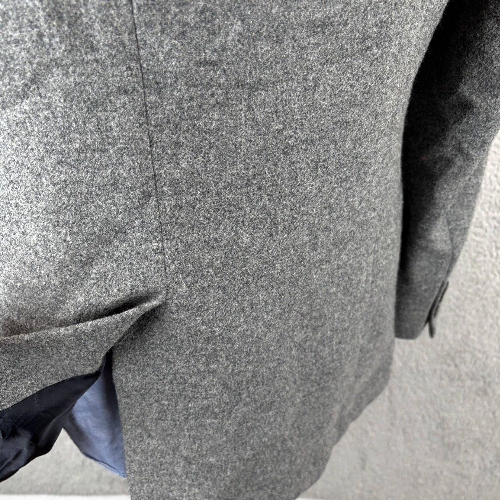J.Crew J.CREW Blazer Wool Tweed Yorkshire Moon J.CREW Ludlow Blazer 42L Mens Grey Jacket 42 Chest Vintage? No Size 42R - 4 Thumbnail