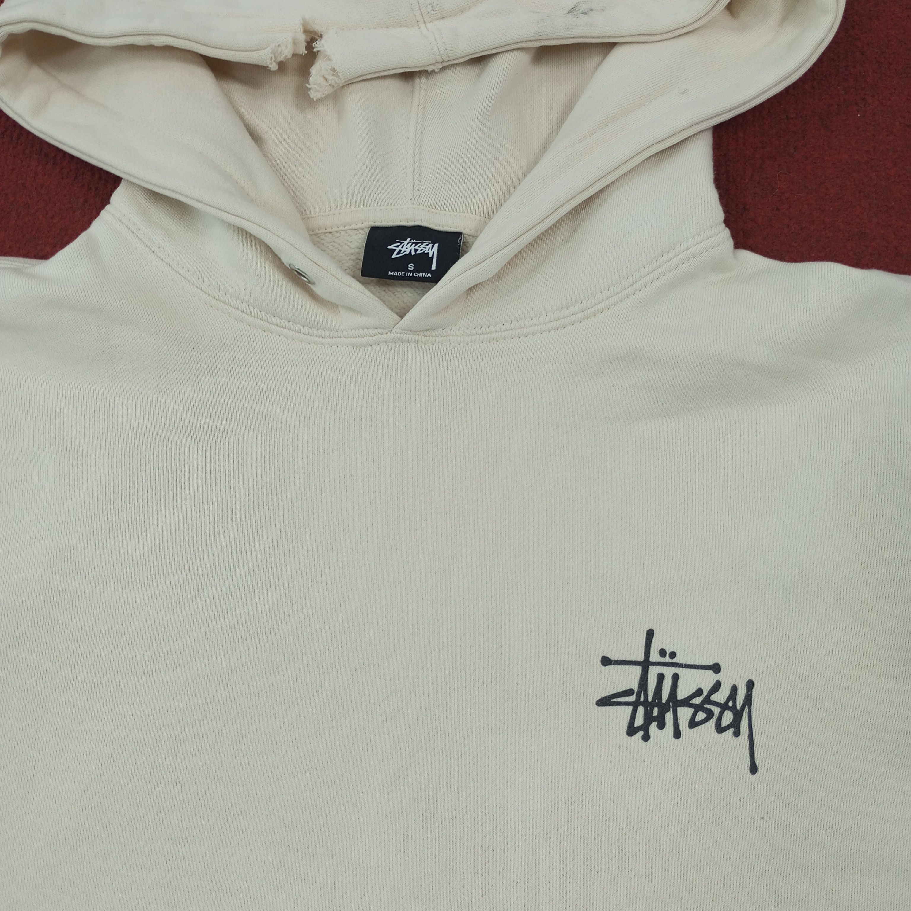 Stussy × Vintage Stussy Streetwear Custom Art Logo Style Distressed Hoodies Size US M / EU 48-50 / 2 - 4 Thumbnail