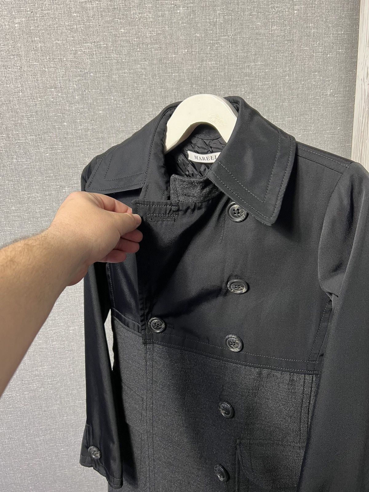 Marella Marella Trench Coat Wool + Nylon Size M / US 6-8 / IT 42-44 - 3 Thumbnail