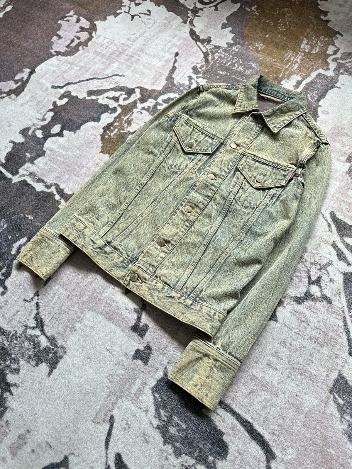 Backbone 2010S/S Backbone vintage mudwash trucker jacket Size US S / EU 44-46 / 1 - 4 Thumbnail