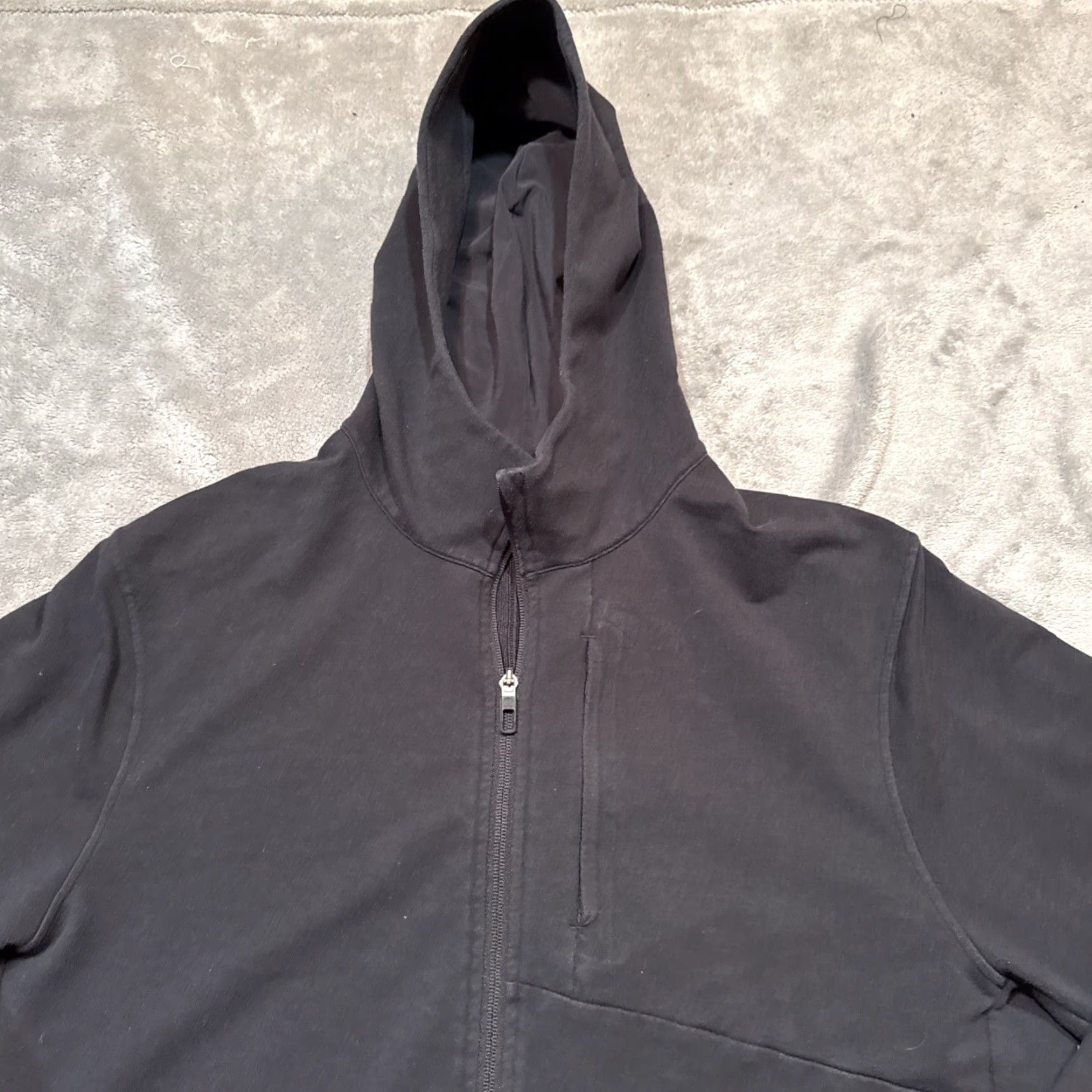 Lululemon Lululemon City Sweat Full Zip Hoodie Sweatshirt Mens XL Black Size US XL / EU 56 / 4 - 2 Thumbnail