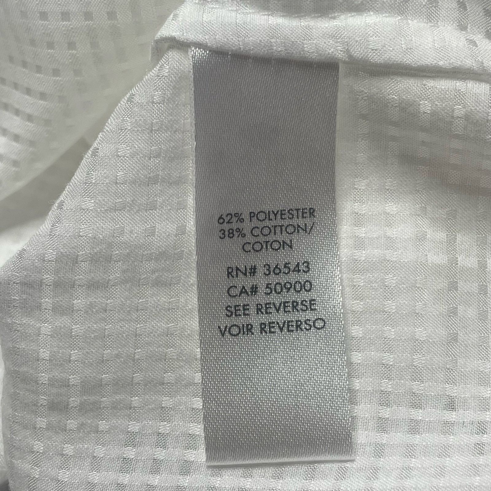 Calvin Klein Calvin Klein Long Sleeve Grid Texture Button Down Size US M / EU 48-50 / 2 - 5 Thumbnail