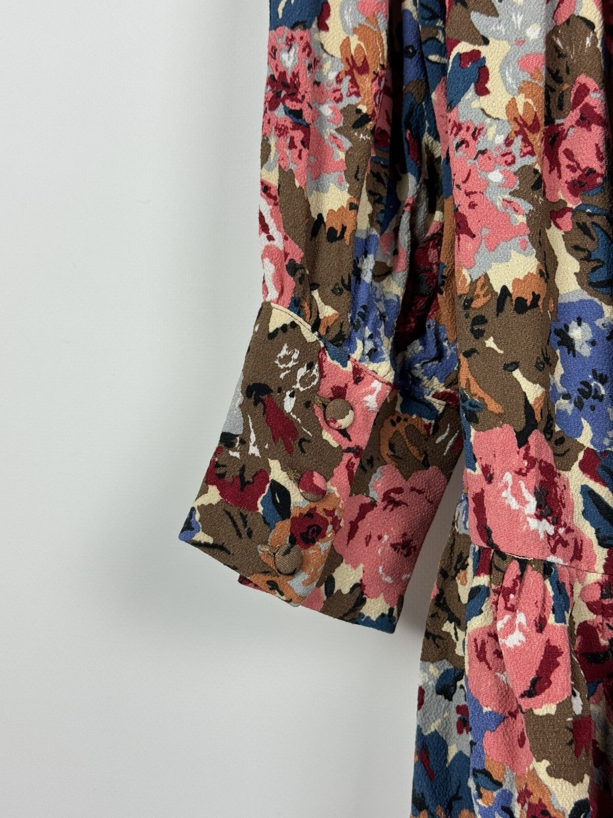 Sezane Sezane Aurena Floral Midi Dress Size XS / US 0-2 / IT 36-38 - 13 Thumbnail