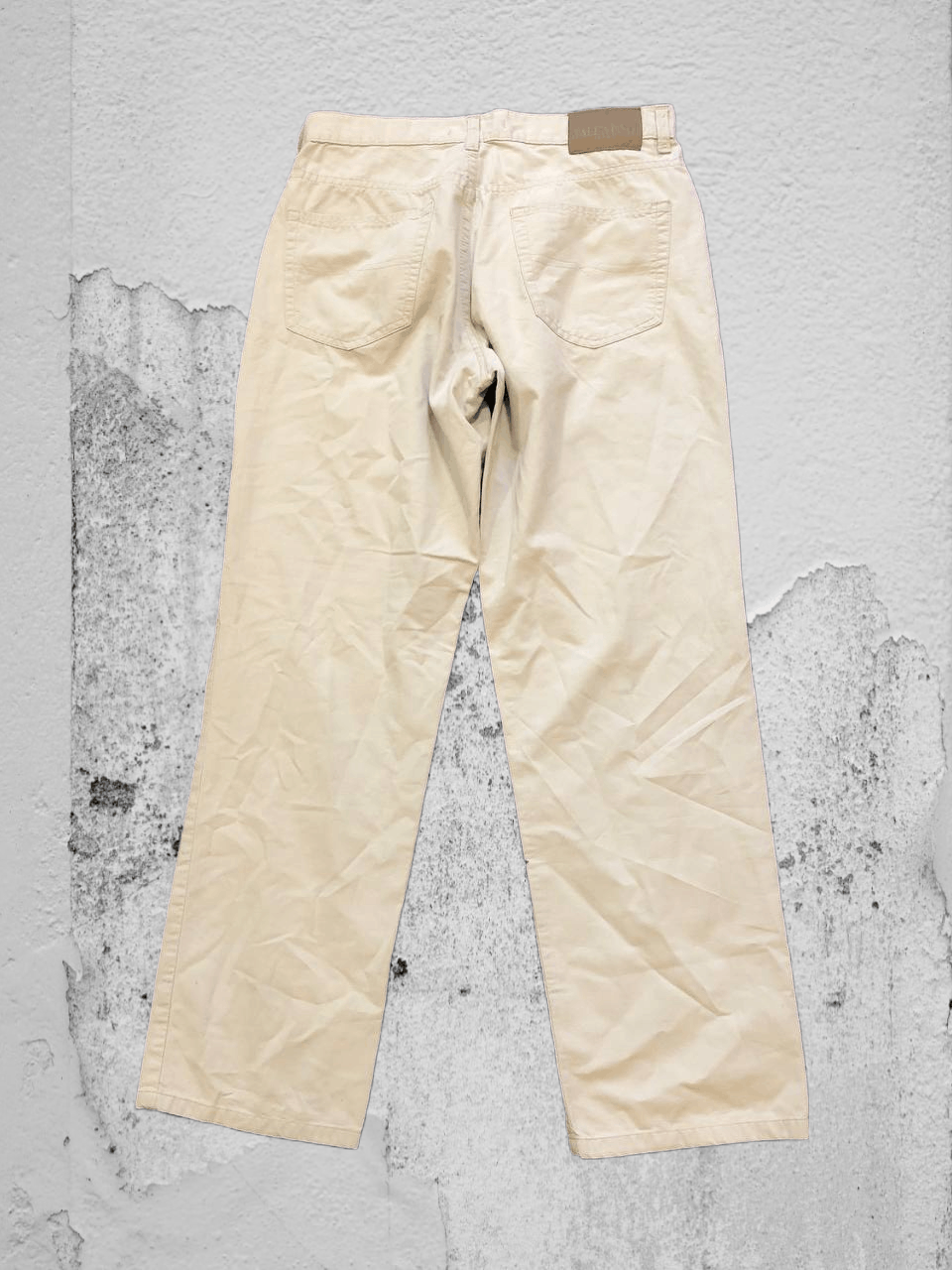 Valentino Vintage streetwear white denim pants Valentino EANS Size US 34 / EU 50 - 1 Thumbnail