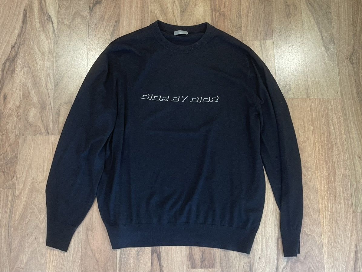 Dior Dior Homme knit sweater black xl ‘dior by dior’ Size US XL / EU 56 / 4 - 1 Thumbnail