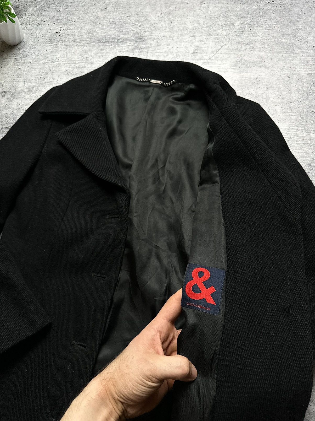 Dolce & Gabbana Vintage Dolce Gabbana Italy Wool Trench Coat Luxury D&G Size M / US 6-8 / IT 42-44 - 5 Thumbnail