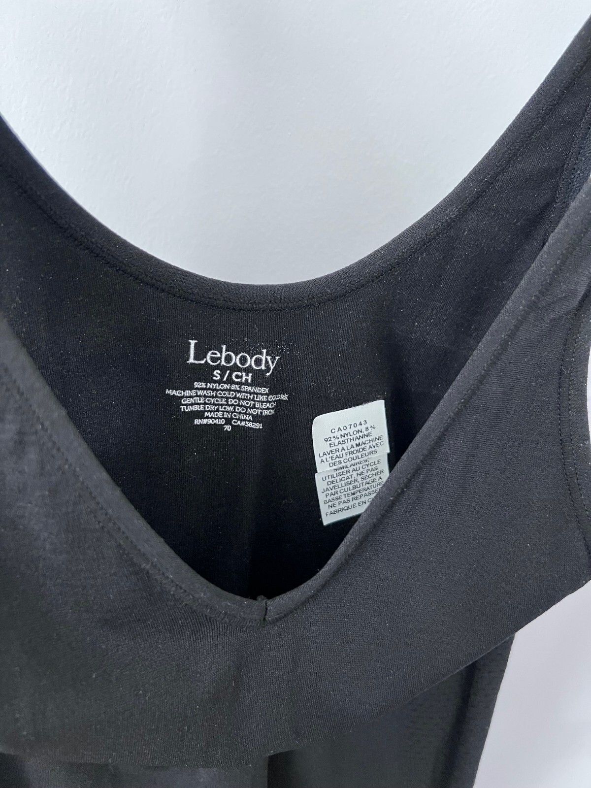 Other Lebody V-Neck Mini Dress Black ( S ) Size S / US 4 / IT 40 - 2 Thumbnail