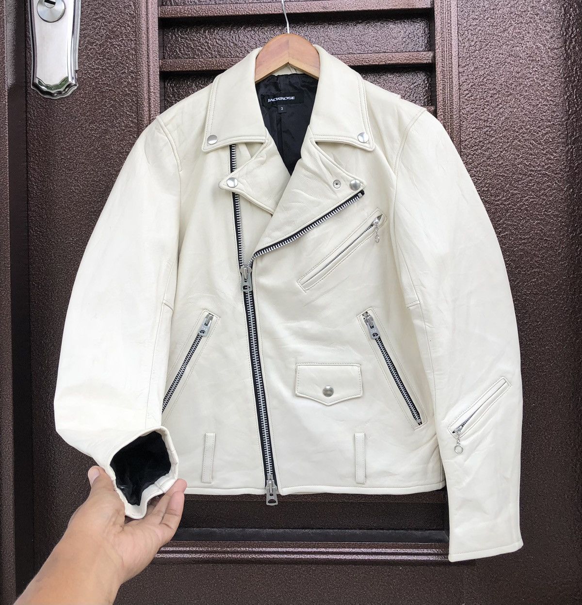 JACKROSE Jackrose Sheepskin Leather Rider's Jacket Size US S / EU 44-46 / 1 - 11 Thumbnail