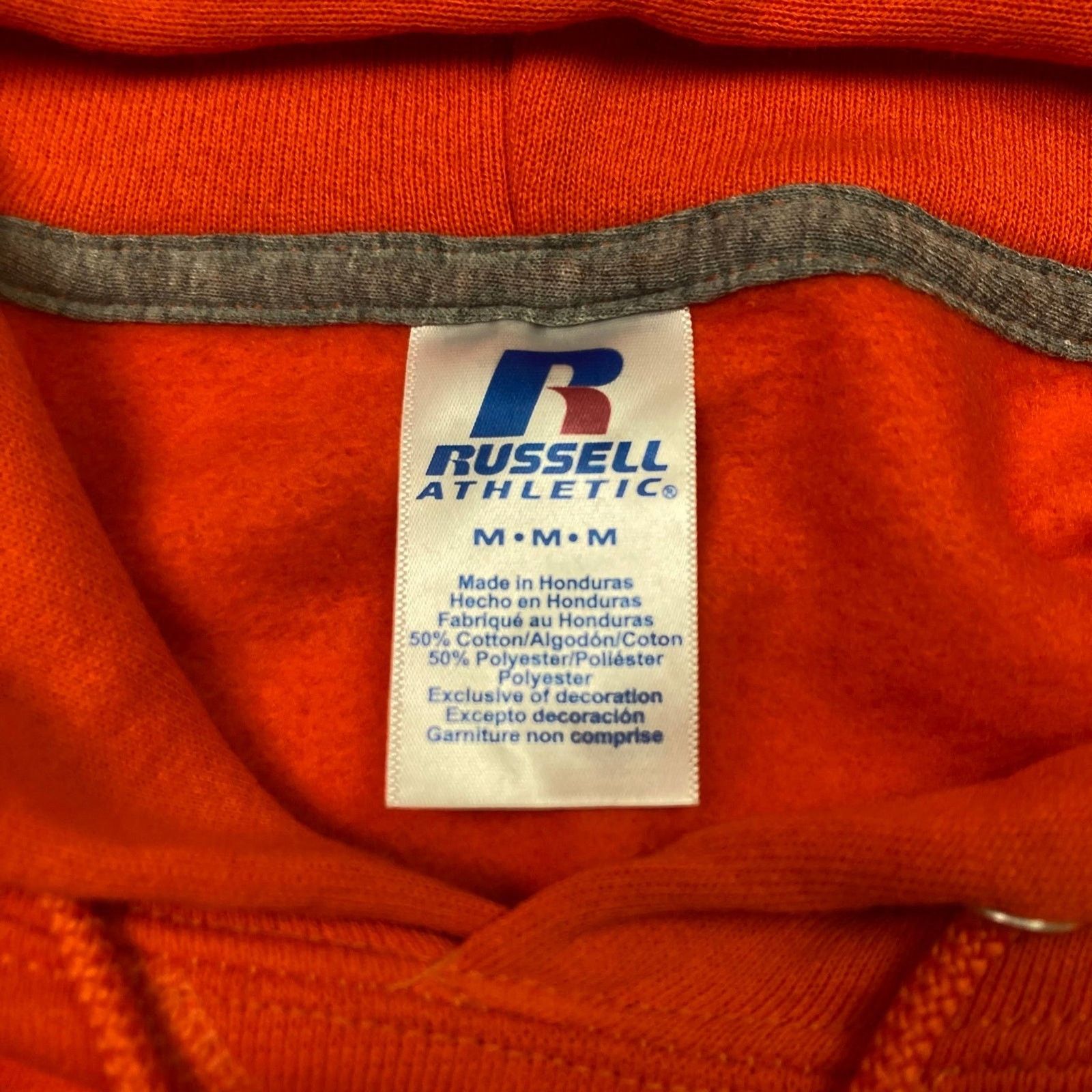 Russell Athletic × Vintage Vintage Russell Athletic Orange Hoodie Size US M / EU 48-50 / 2 - 4 Thumbnail